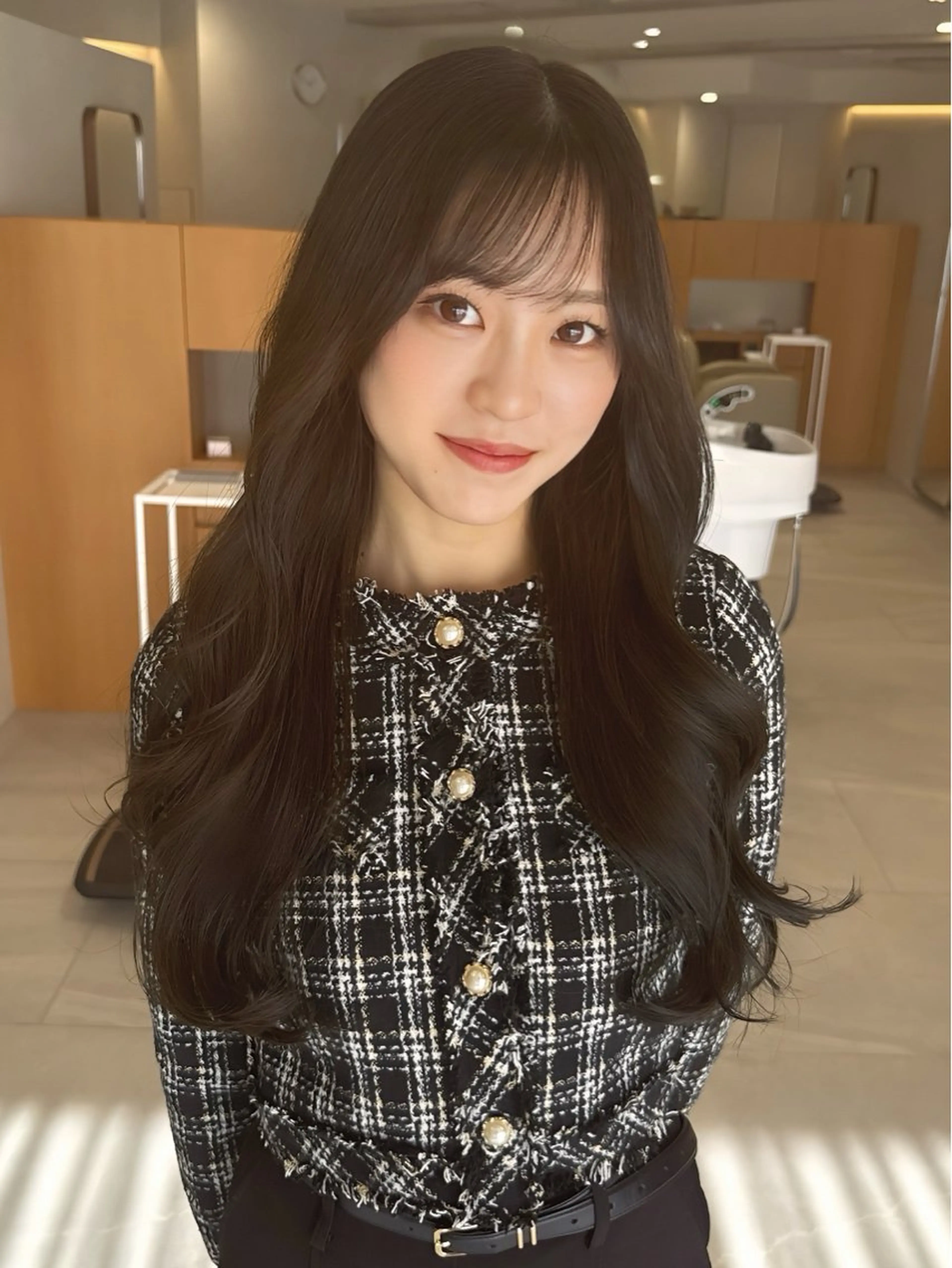 ロング ヘアカラー トリートメント MISATO THIRD SHOPのヘアスタイル