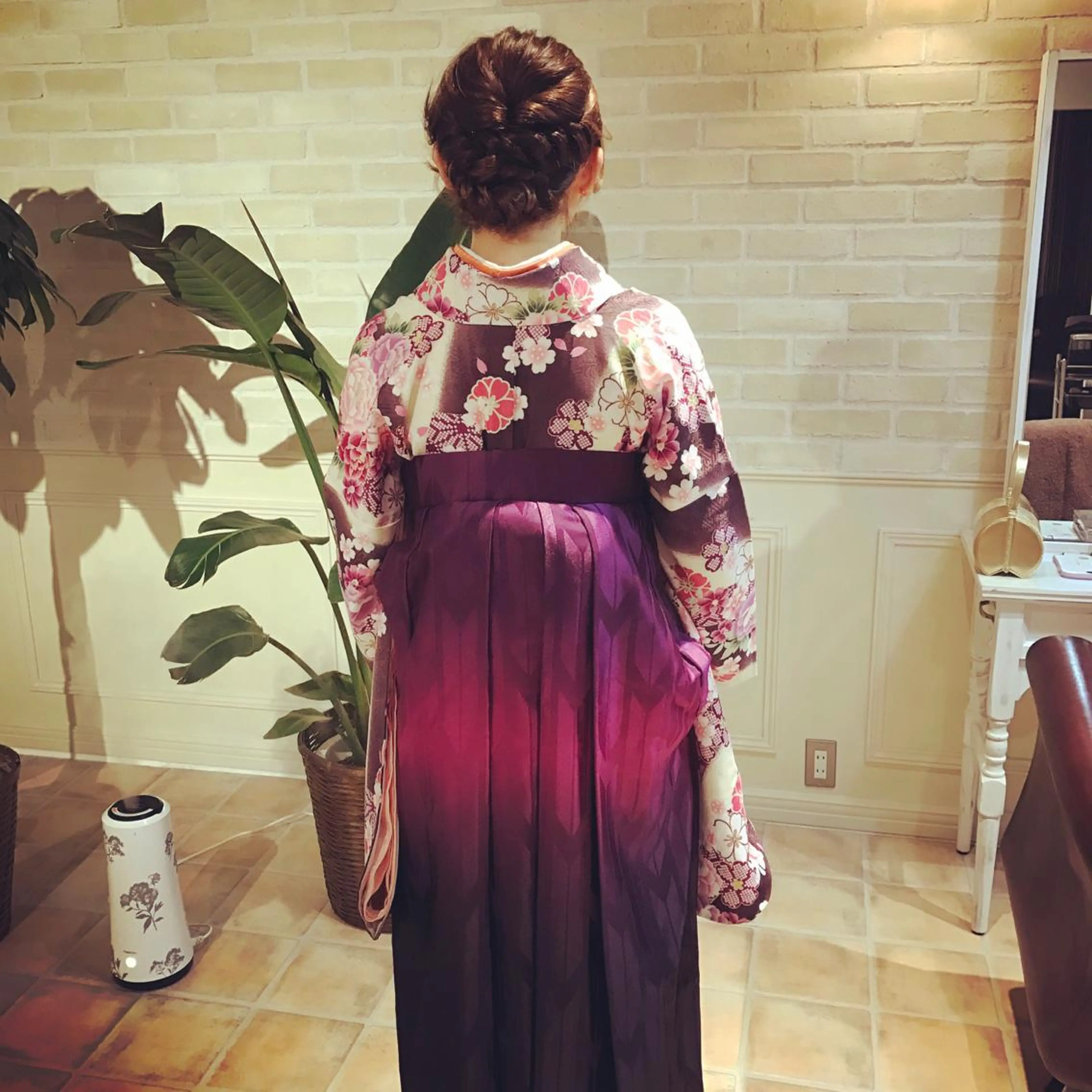 🌱袴の着付け＋ヘアセットの写真