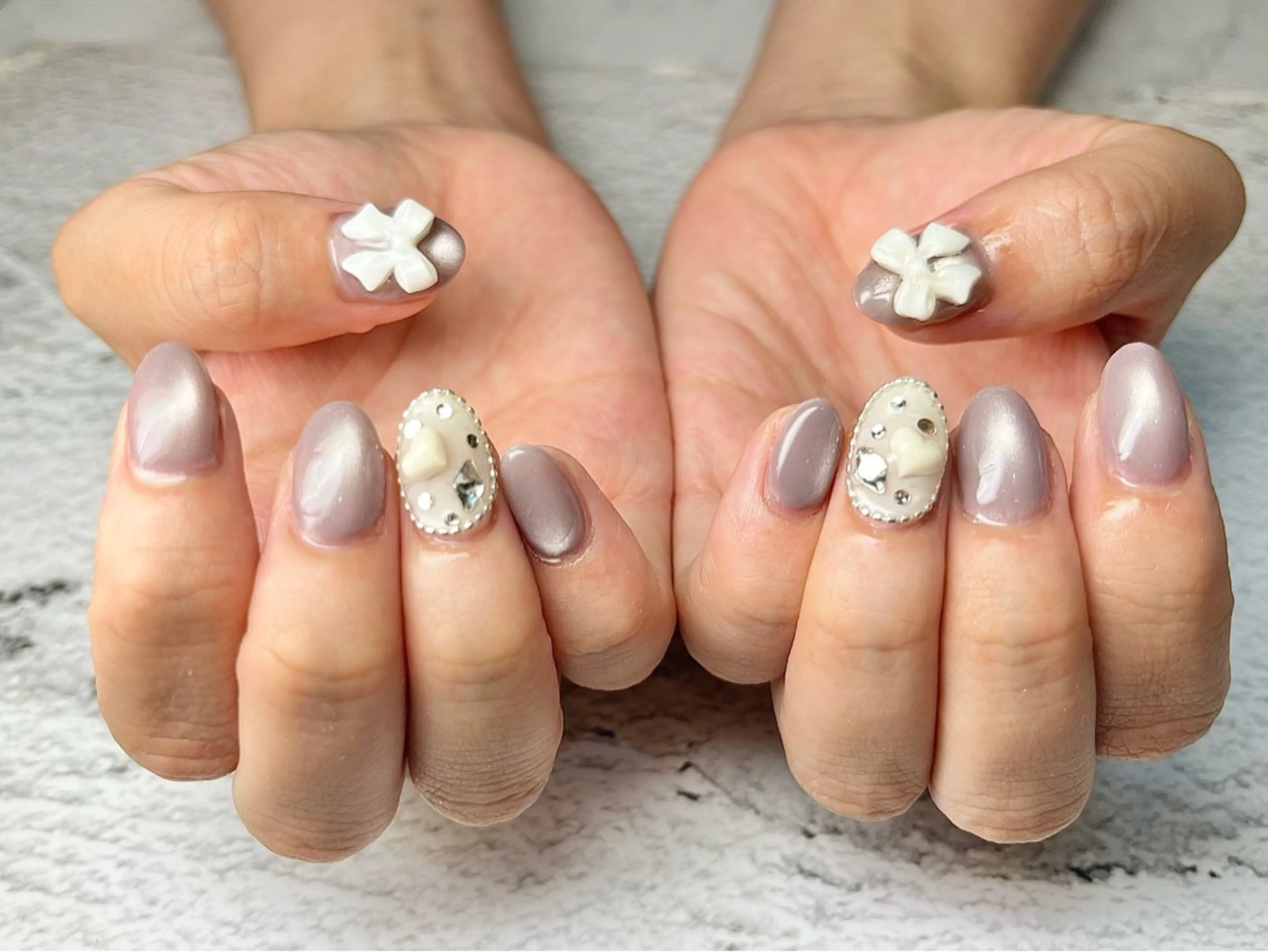 ネイル ハンドネイル Queen nail 北堀江 ASUKAのネイルデザイン