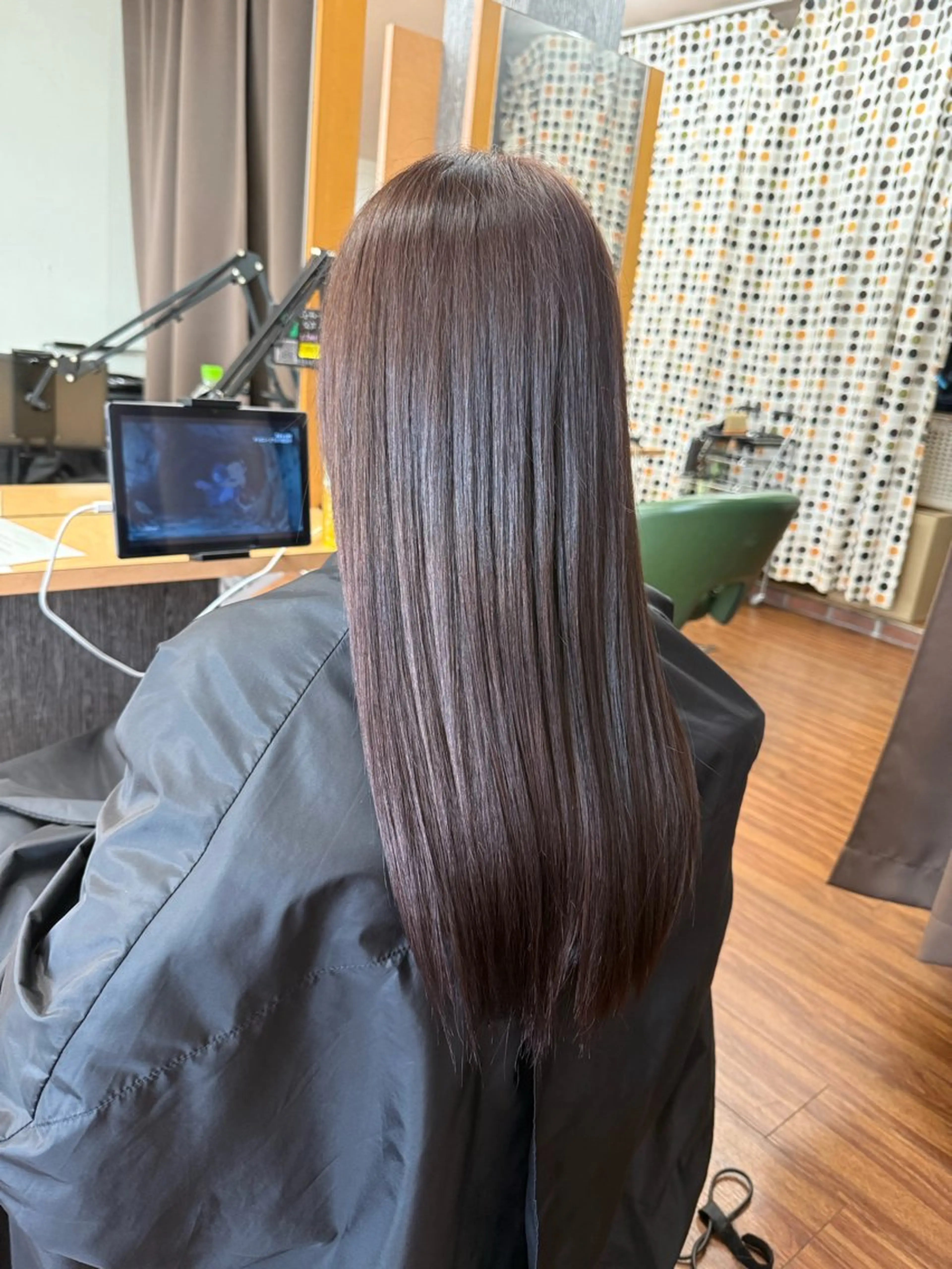 髪質改善水素カラーの写真