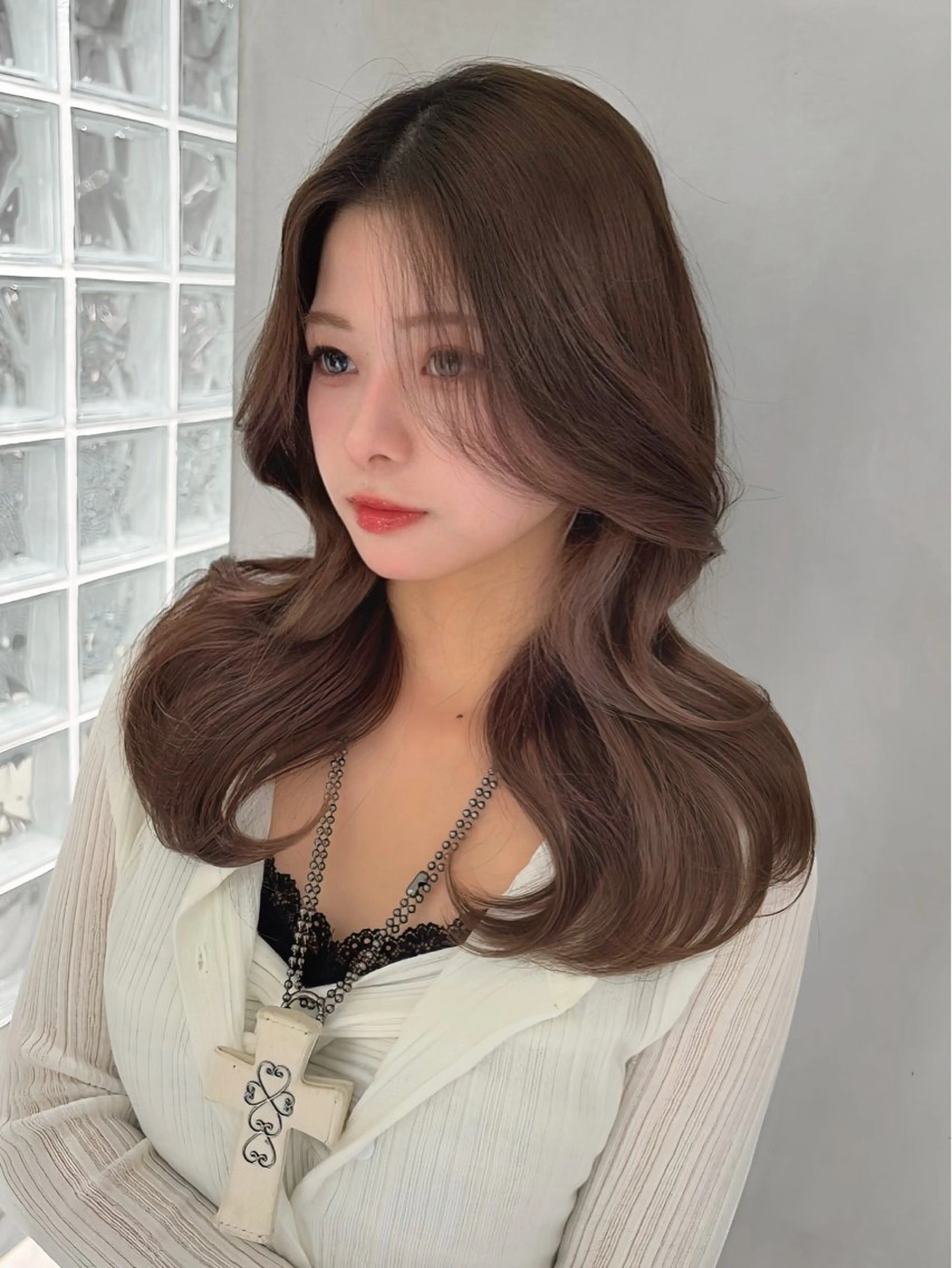 ロング カラー くびれヘア レイヤーカット カット ヘアカラー 🥇KEN /レイヤー/艶カラーのヘアスタイル