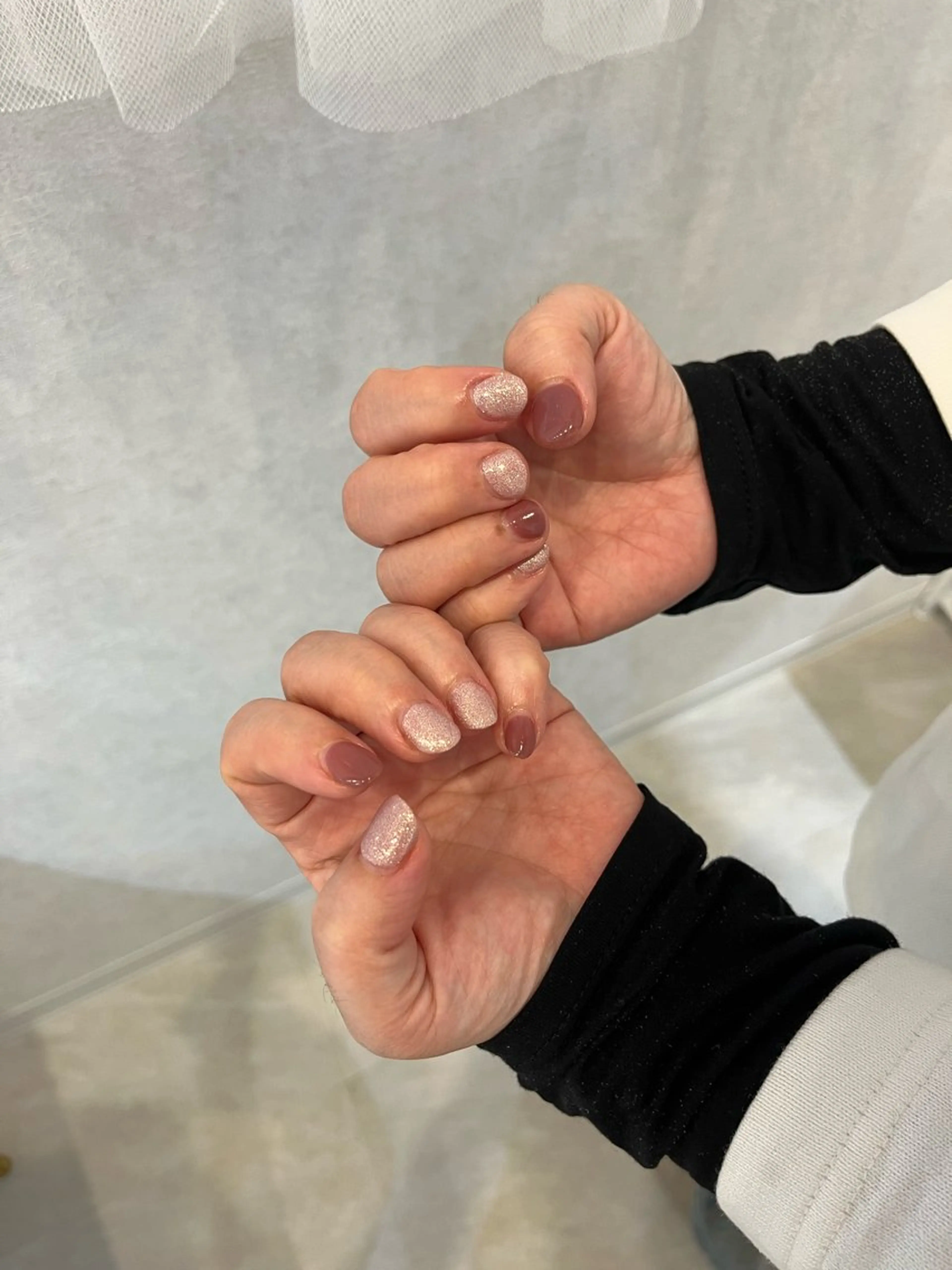 ネイル キラキラネイル ラメ(グリッター) 村田 優芽のネイルデザイン