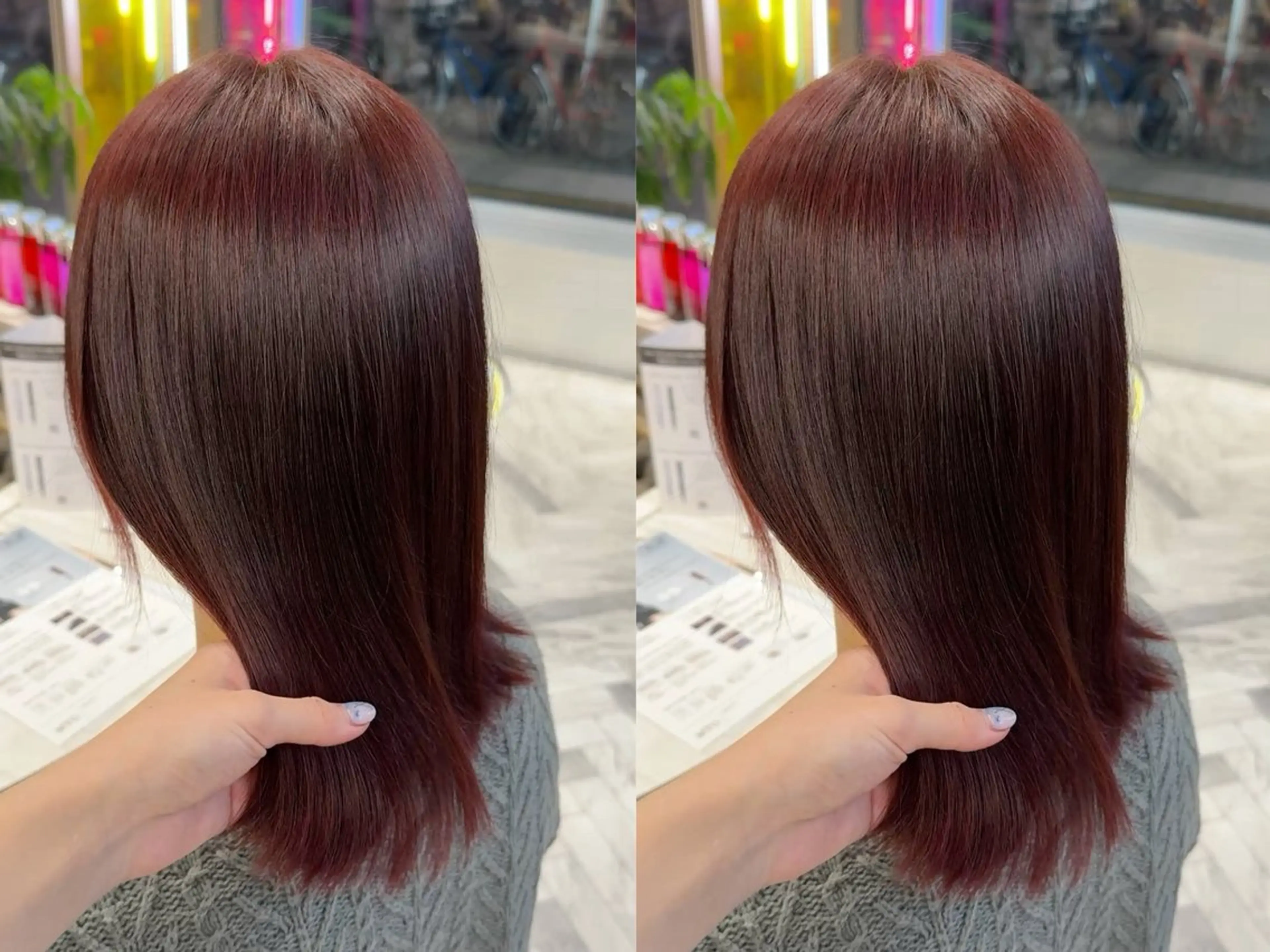 ショート カラー カット ヘアカラー 冬っぽカラー/ マツエク/ゆきなのマツエク・マツパデザイン