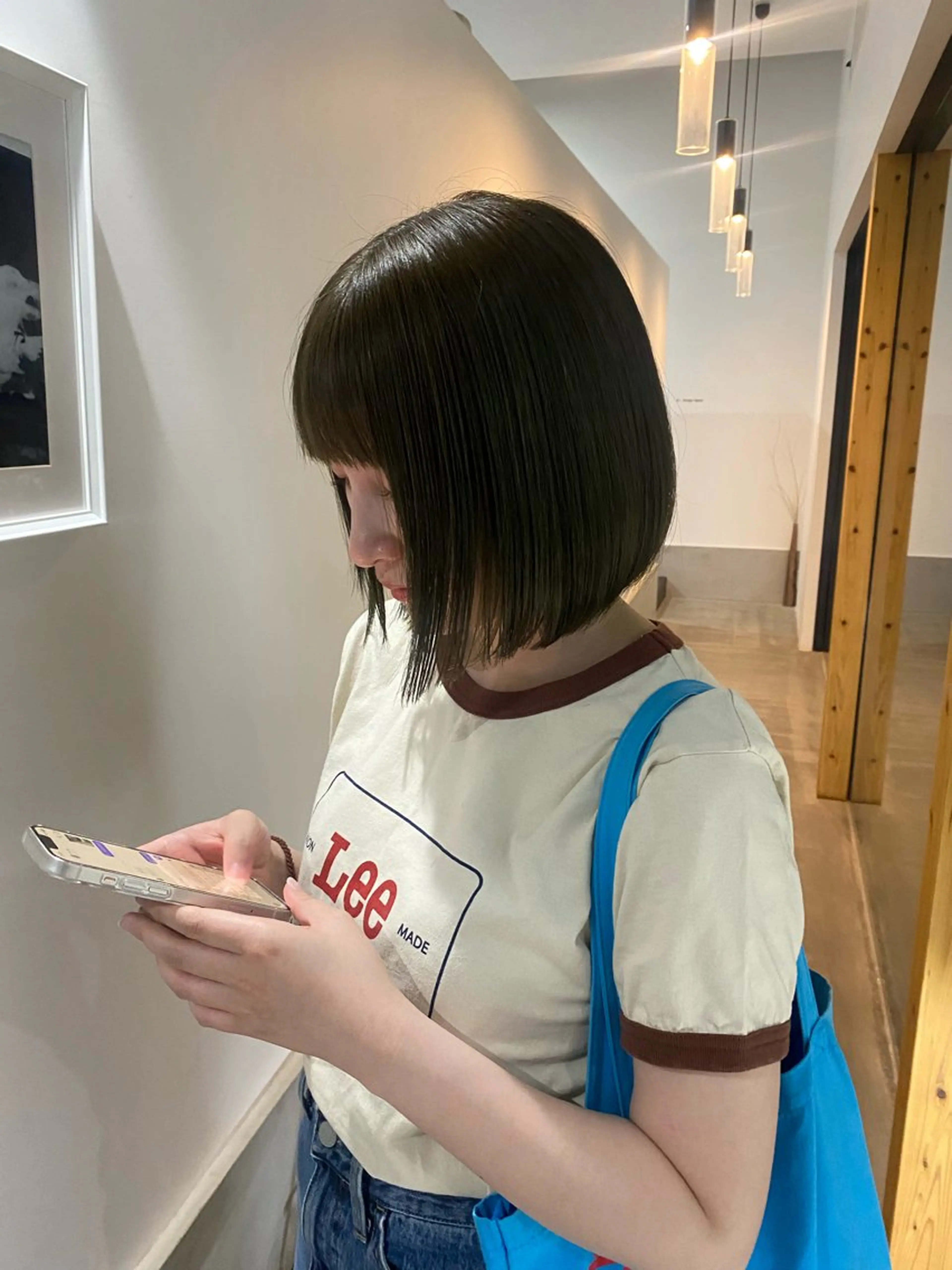 ショート ボブ inchelsea所属・宇野 鈴花のヘアスタイル