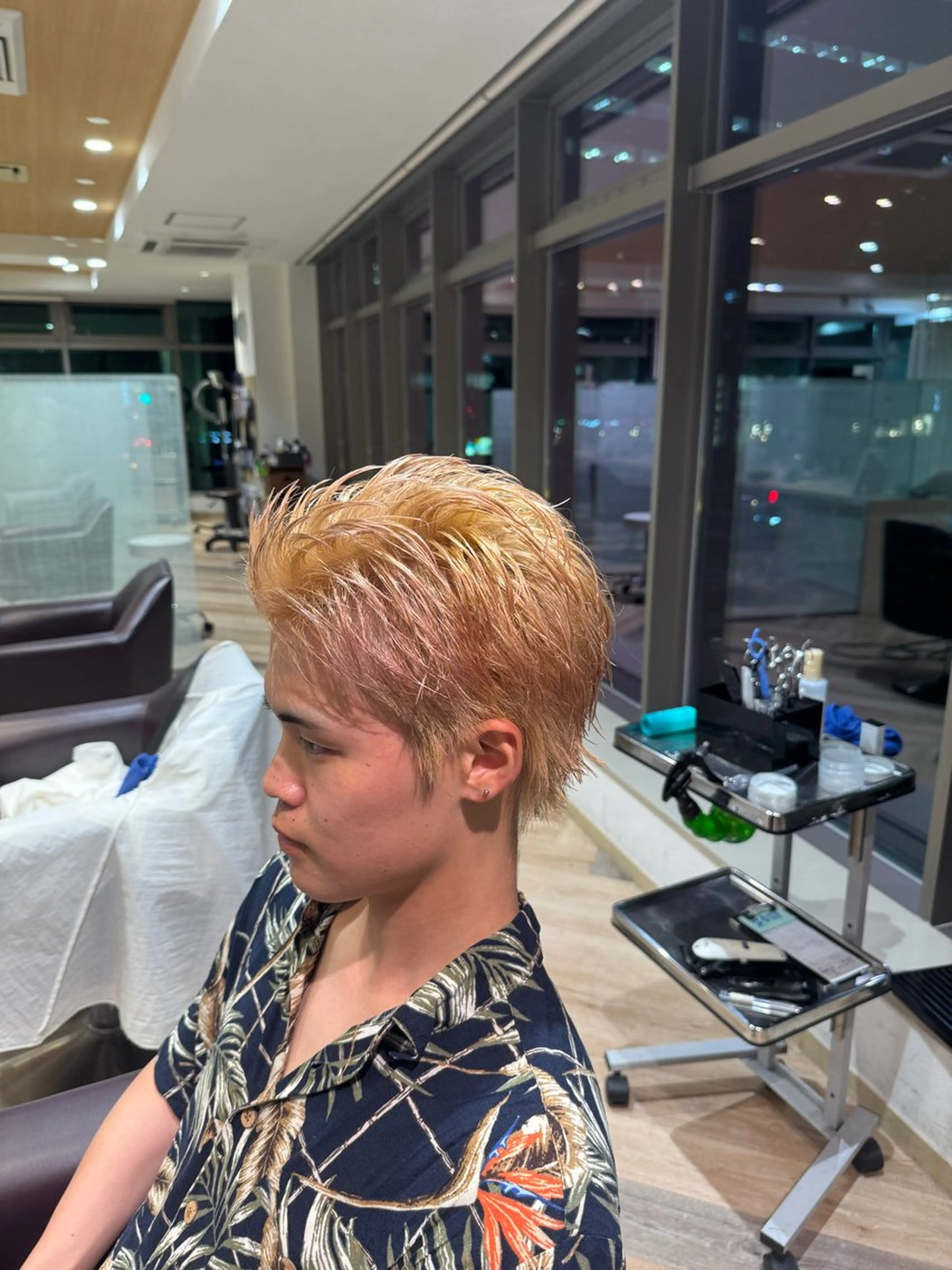 ショート メンズ メンズ特化/ センターパート/八谷のヘアスタイル