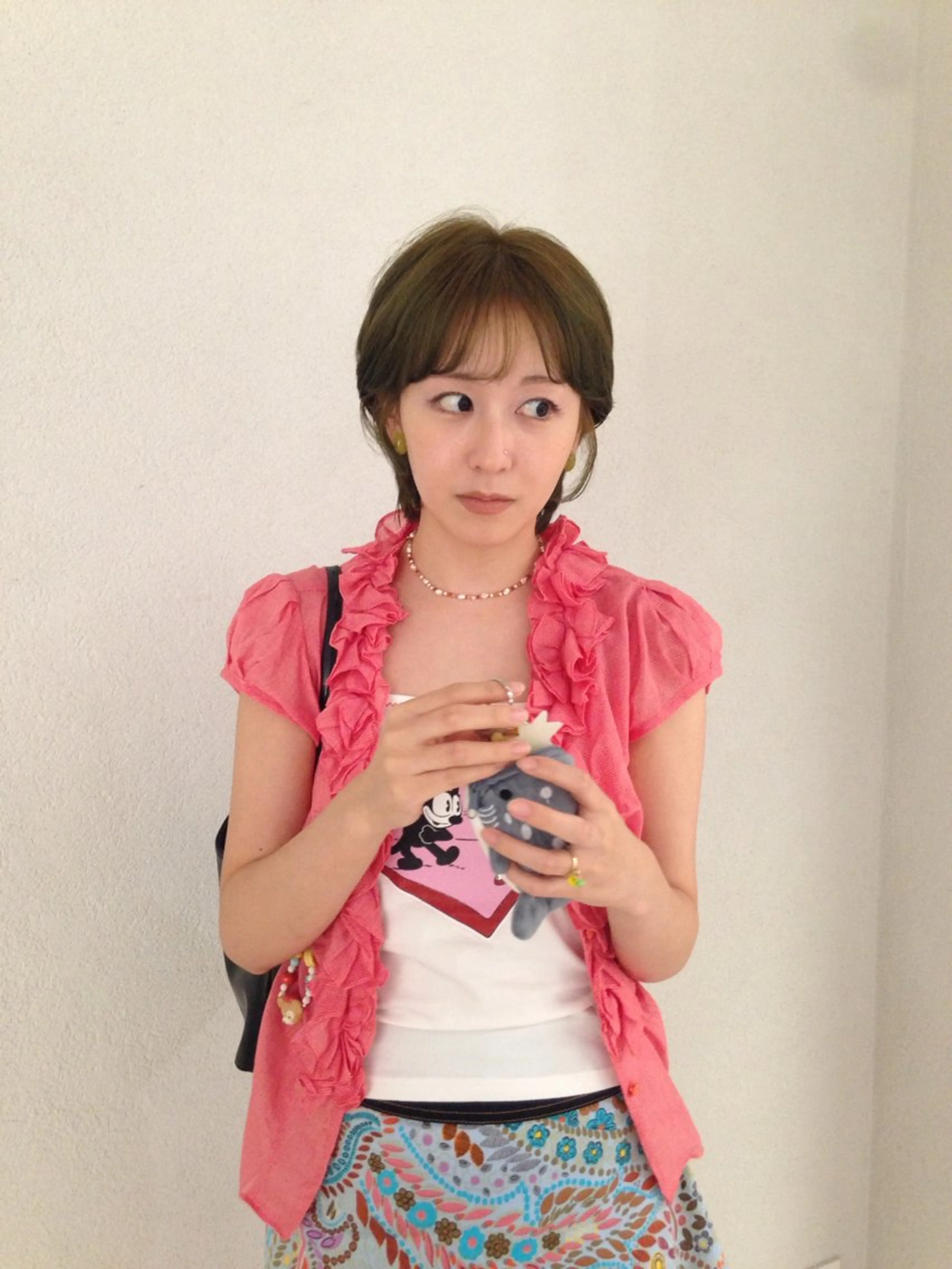 ショート カラー ヘアカラー nanoha ‪ ꪔ̤のヘアスタイル