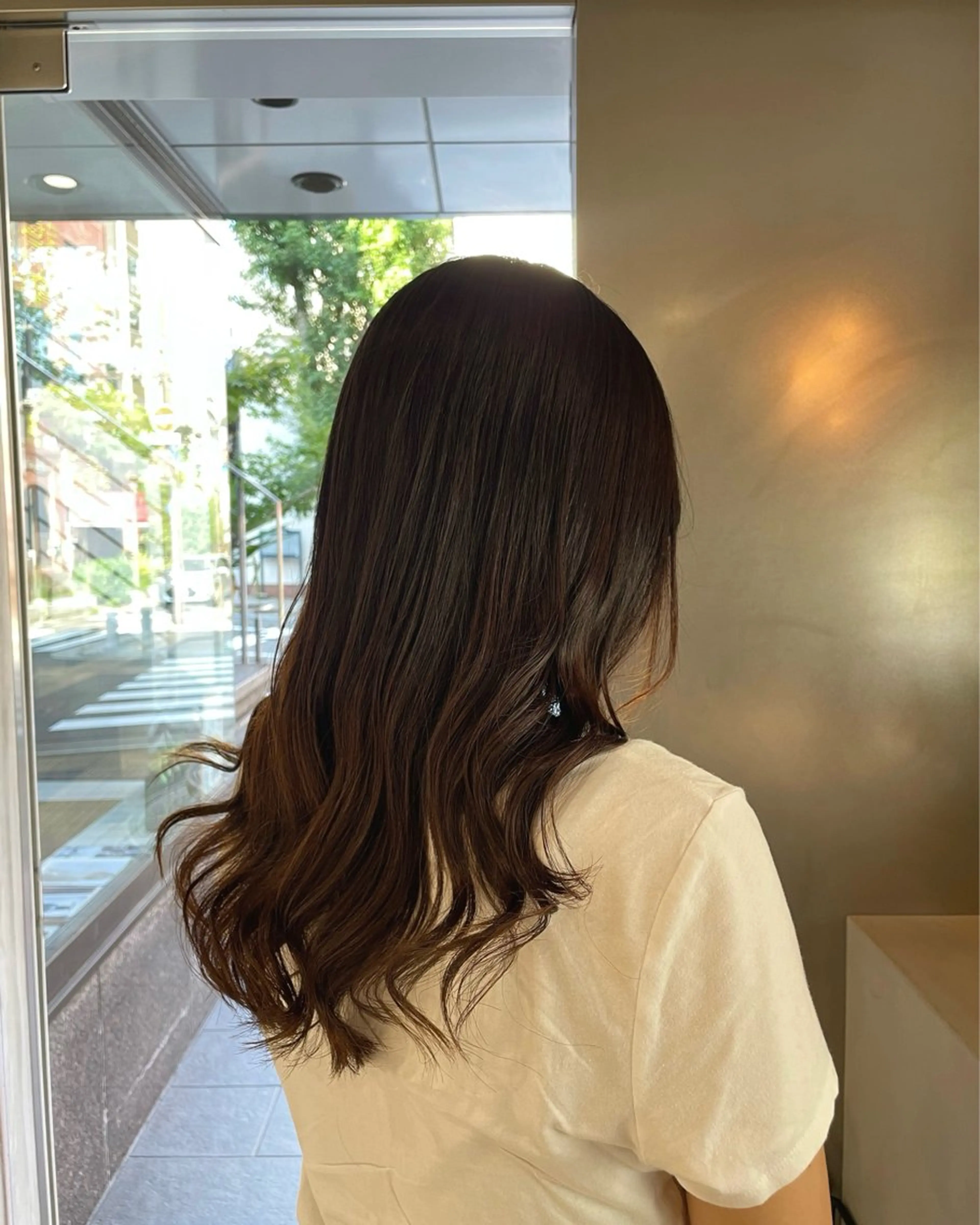 ロング カラー 頼金 愛海のヘアスタイル