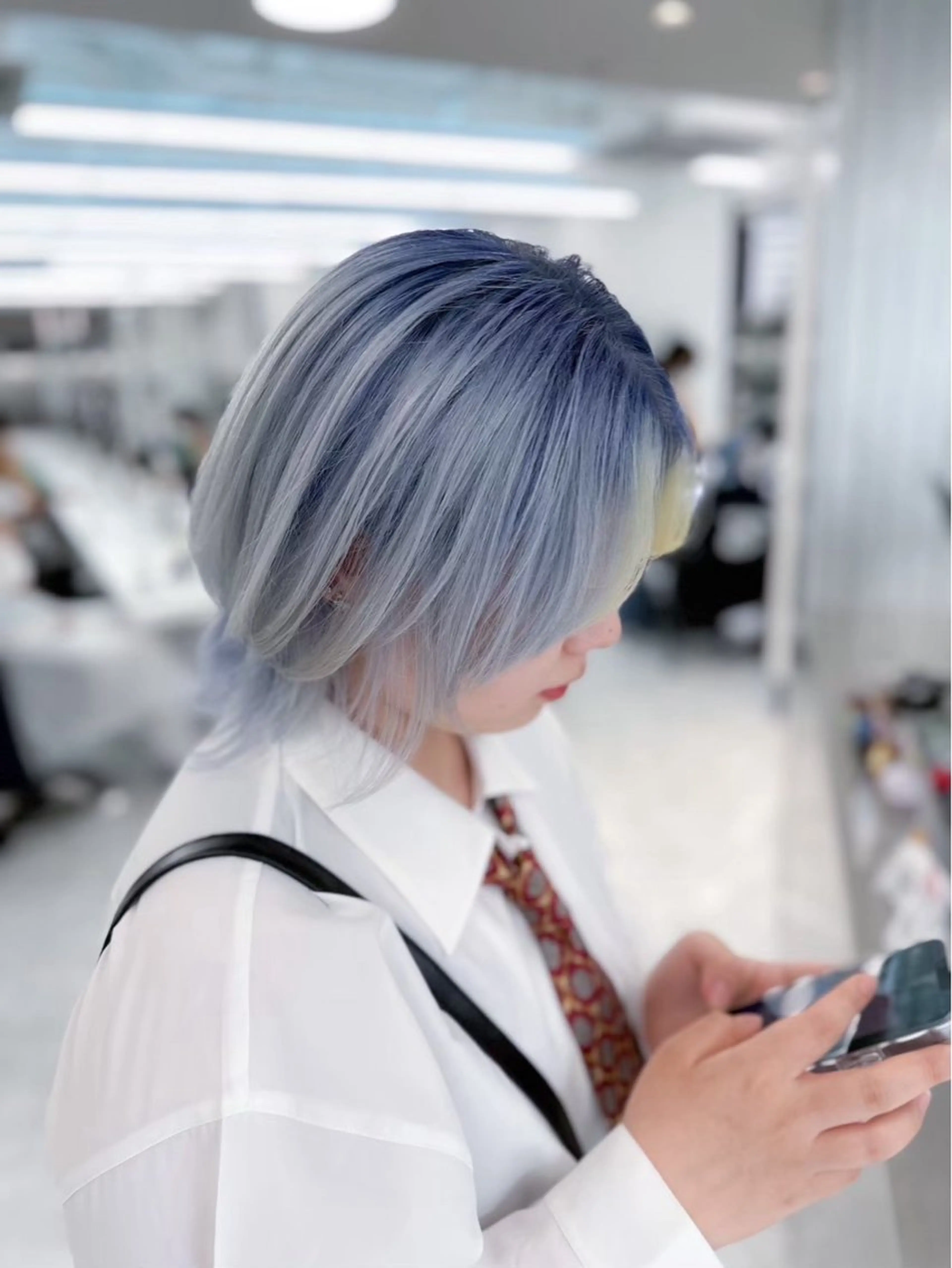 ミディアム カラー ヘアアレンジ SEIGO/カット /メンズパーマ🔥のヘアスタイル