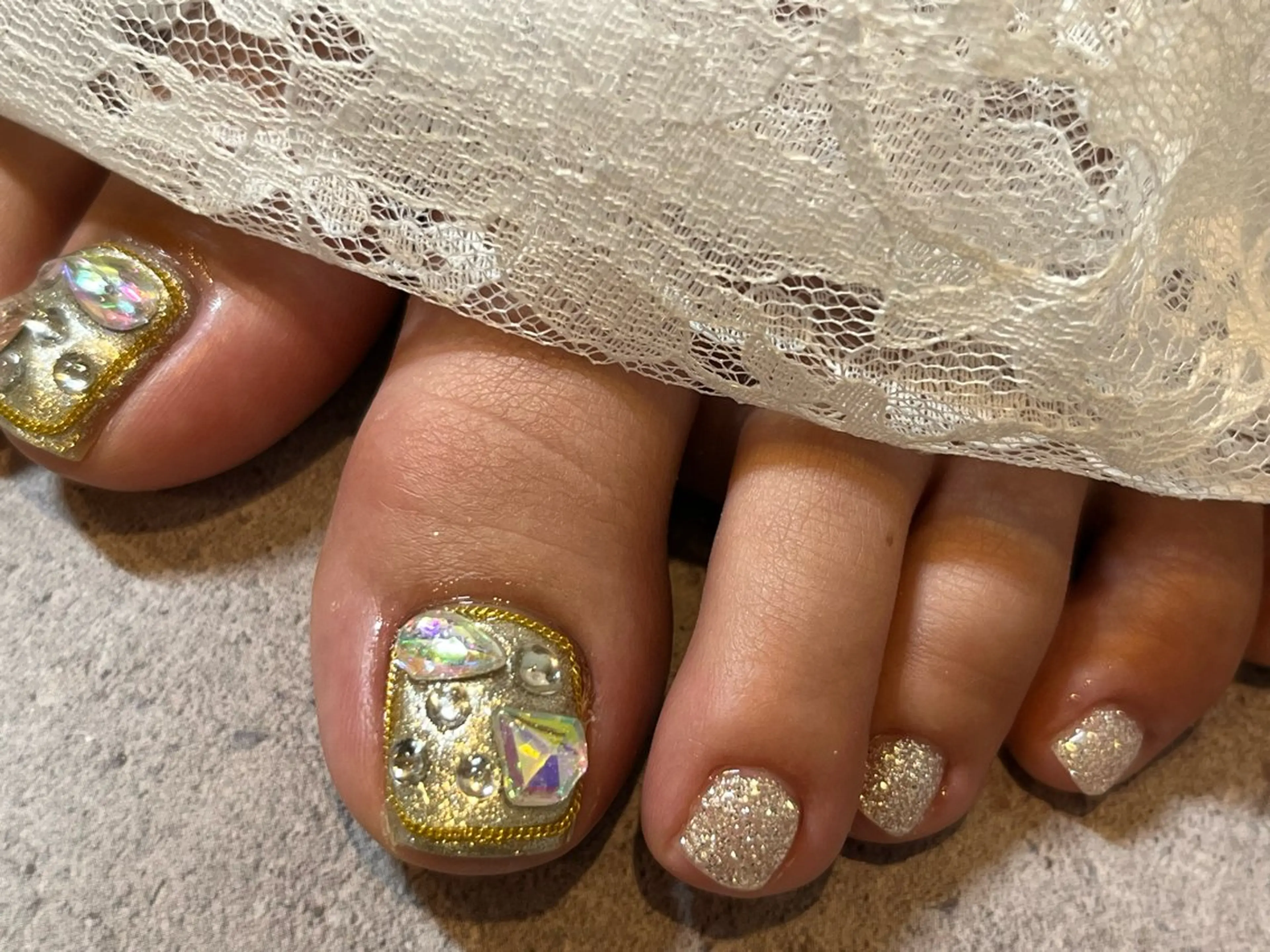 ネイル フットネイル Nobody_ Mikieのネイルデザイン