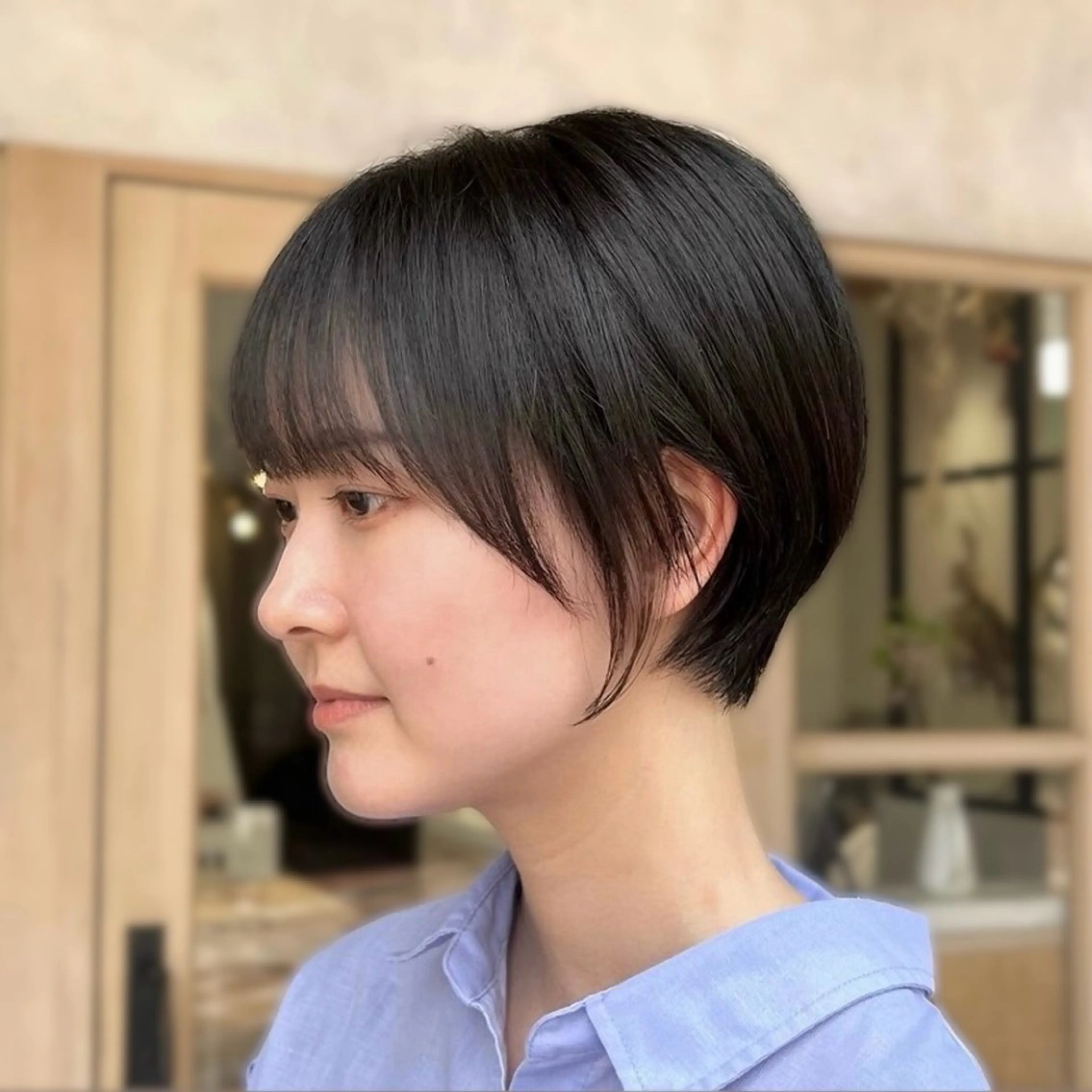 ショート 丸みショート ショートヘア 🎀Ayuka🎀 / ボブ/ 艶カラーのヘアスタイル