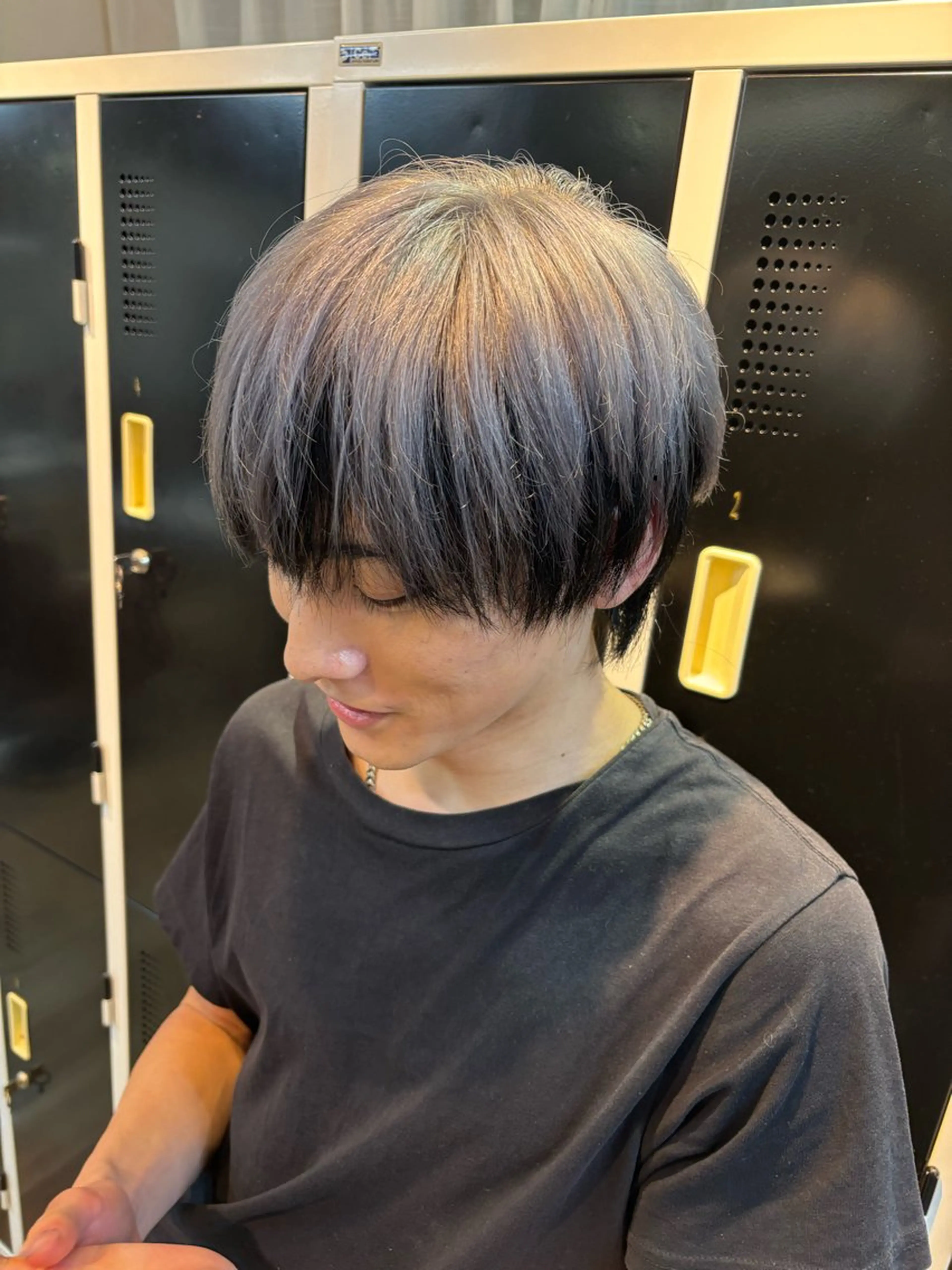 トリプルカラー🩵2ブリーチ+カラー+1stepトリートメントの写真