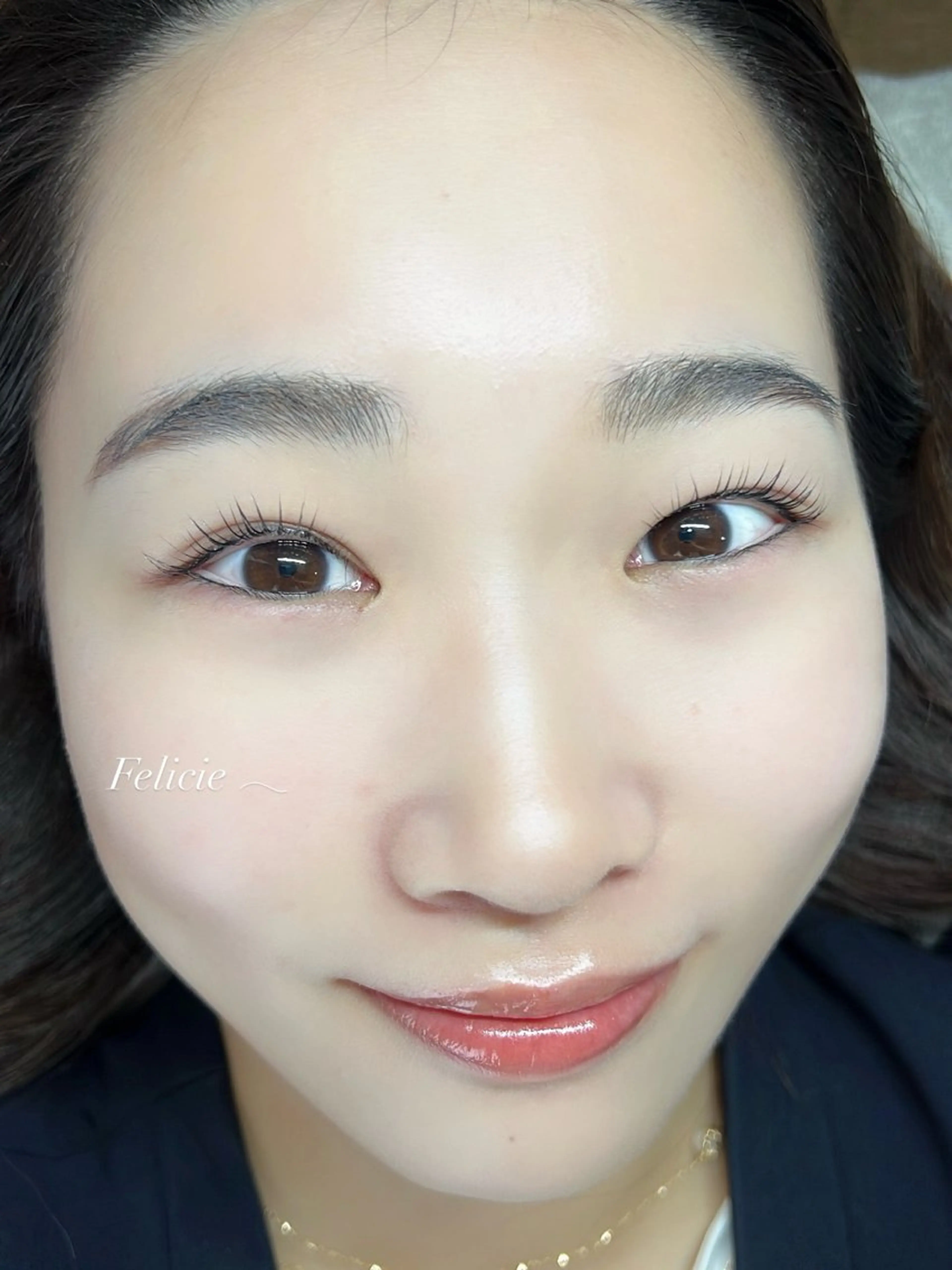 マツエク・マツパ パリジェンヌラッシュリフト マツパ Felicie＊ Sayakaのマツエク・マツパデザイン