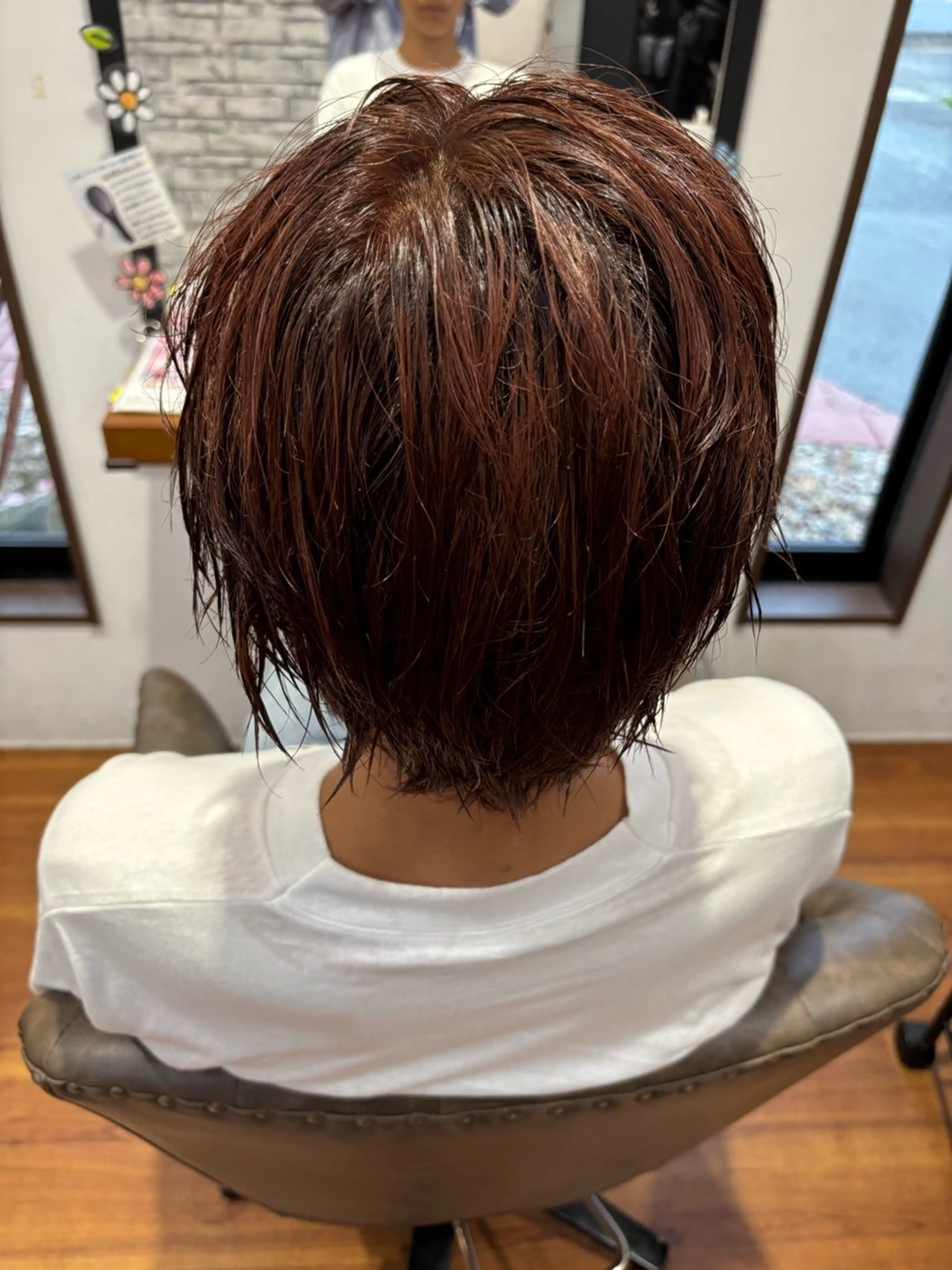 ショート カラー メンズ 川村 海音のヘアスタイル
