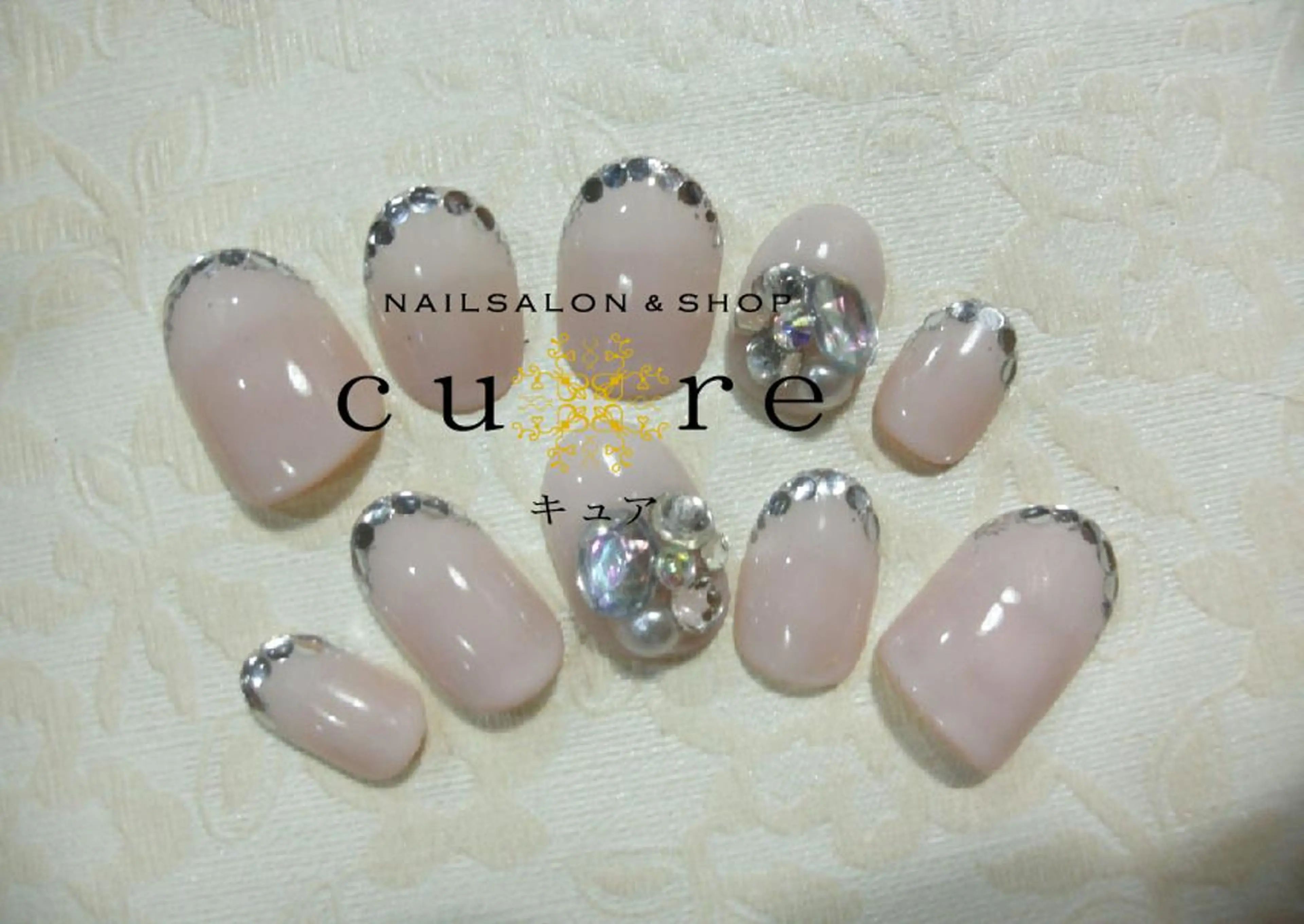 ネイル ネイルチップ ブライダルネイル ネイルサロン Cureのネイルデザイン