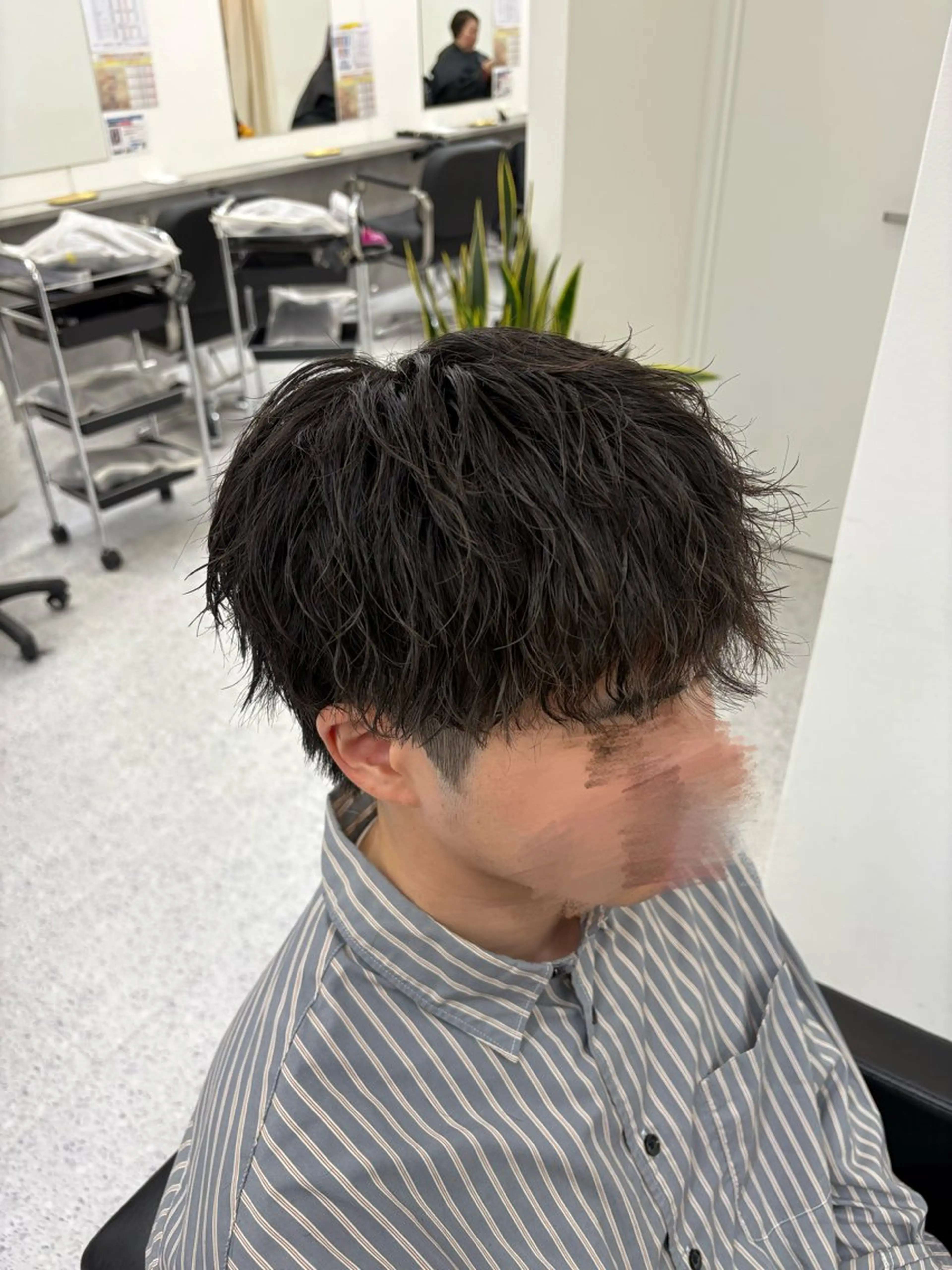 メンズ カット パーマ 笹江 瑞穂のヘアスタイル