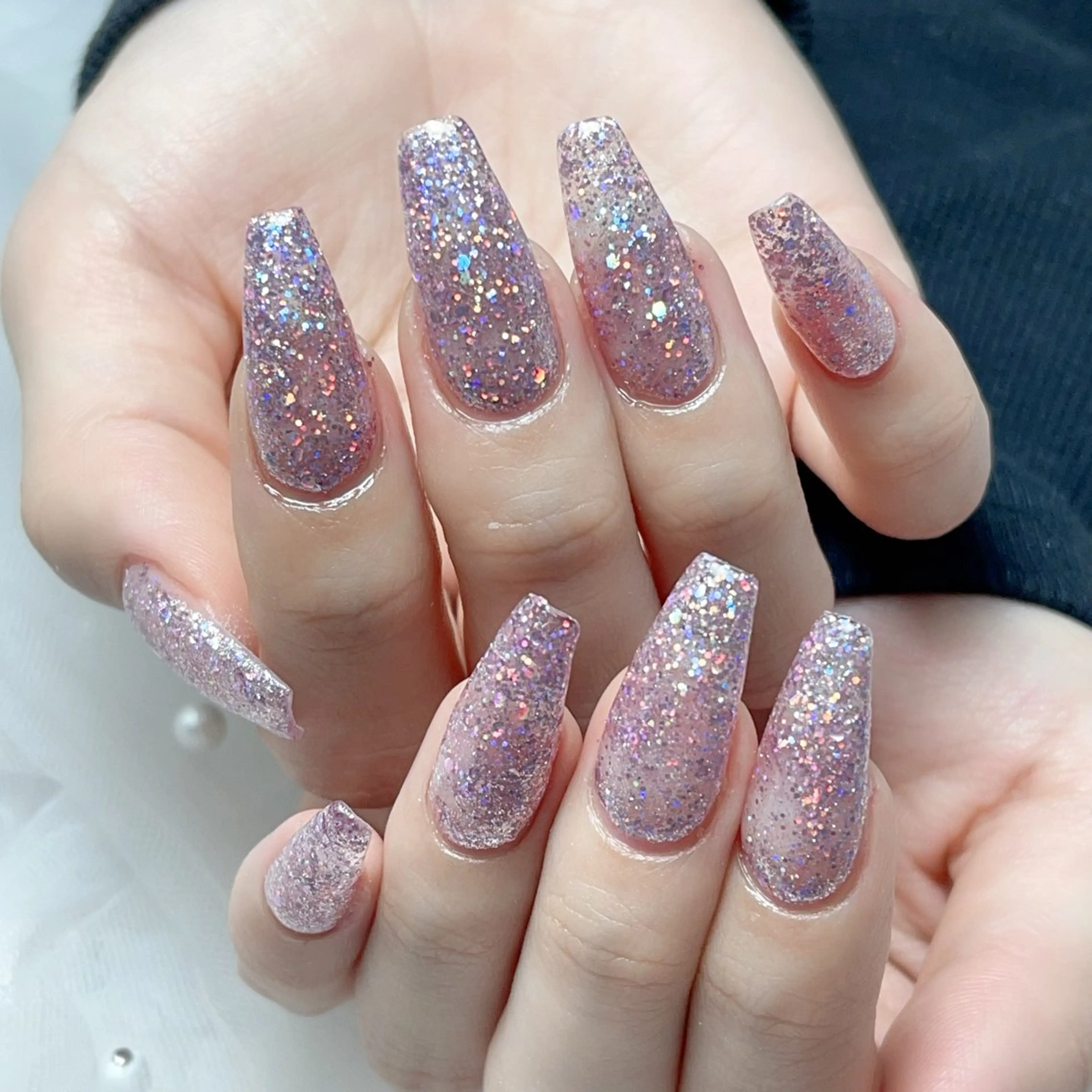 メンズ ネイル アートネイル フレンチネイル ジェルネイル キラキラネイル パラジェル ハンドネイル Bloom スカルプ専門店のネイルデザイン