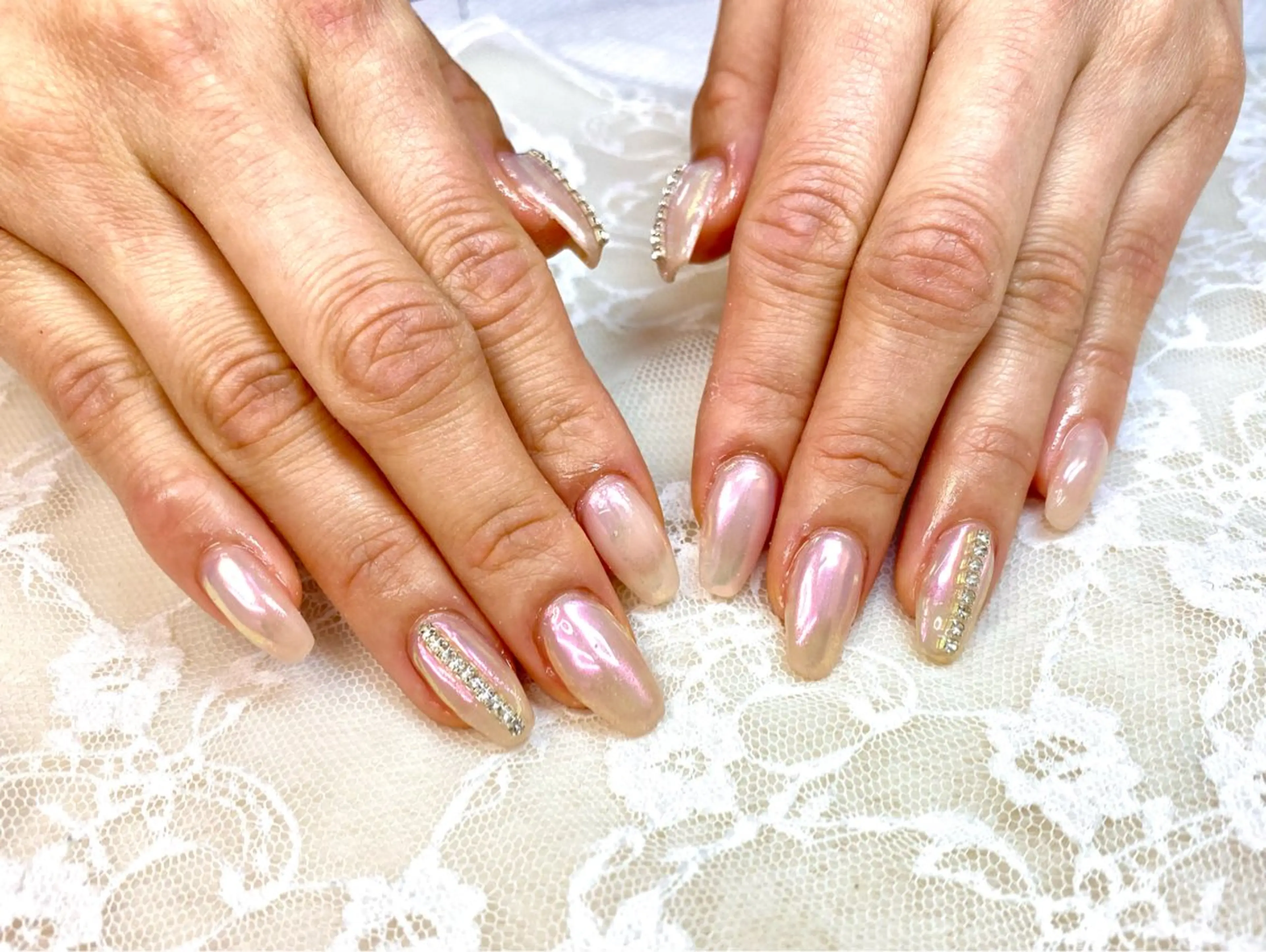 ネイル ミラーネイル ハンドネイル ハンドケア Epokku ネイルサロンのネイルデザイン