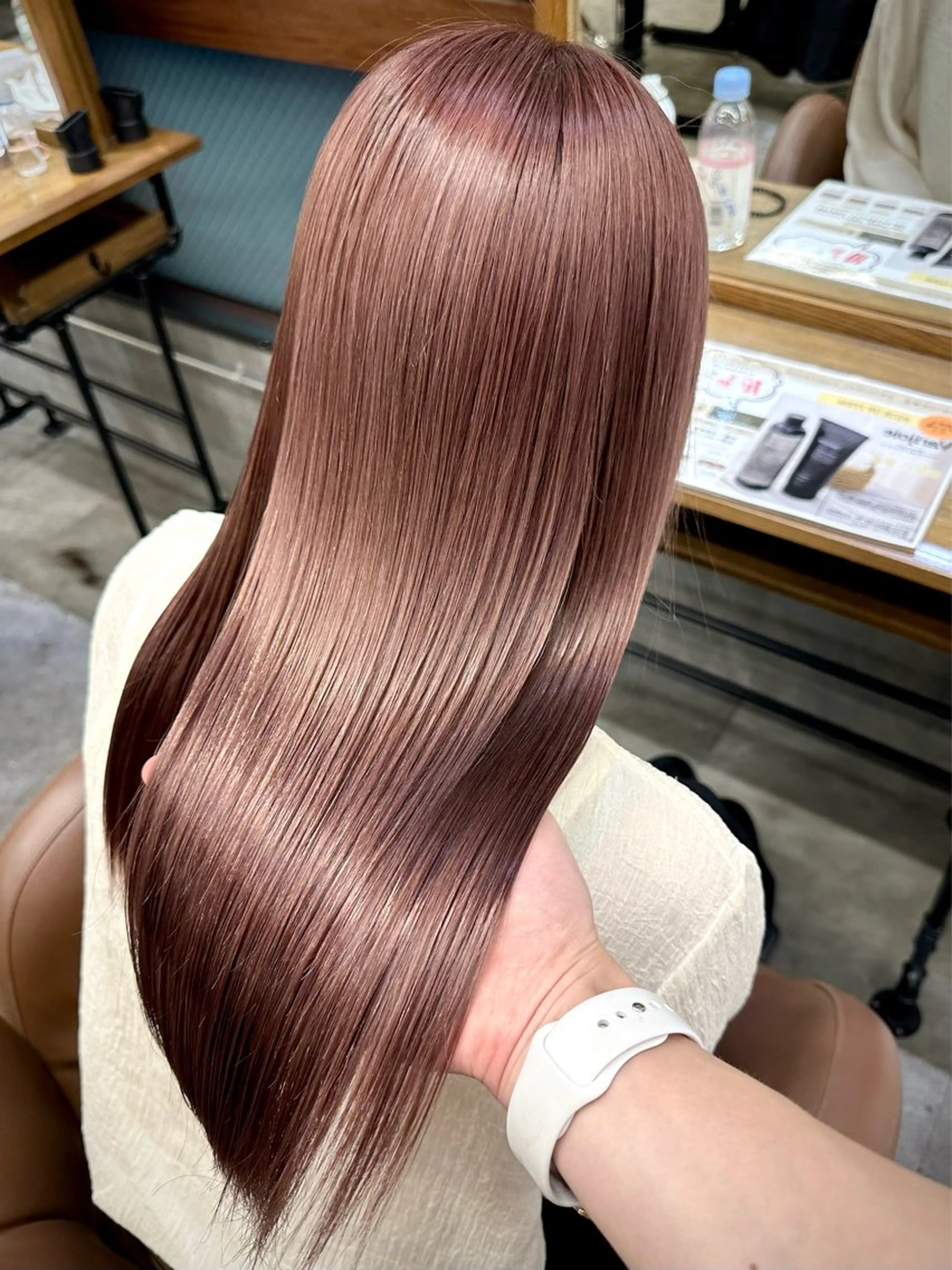 セミロング カラー 髪質改善 トリートメント 髪質改善特化サロン ICONIQ天神店のヘアスタイル