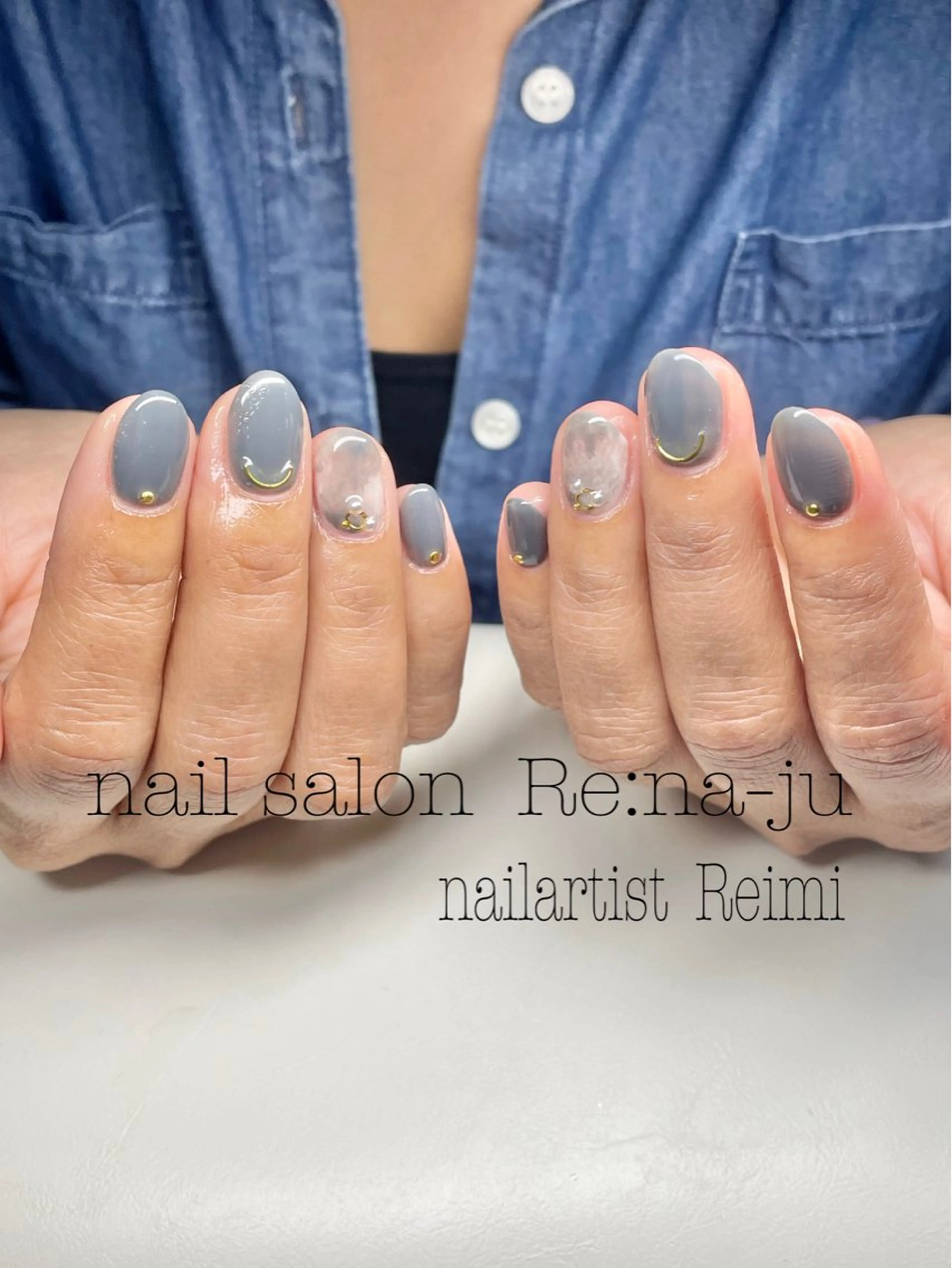 ネイル 持ち込み Rena-ju キャサディのネイルデザイン