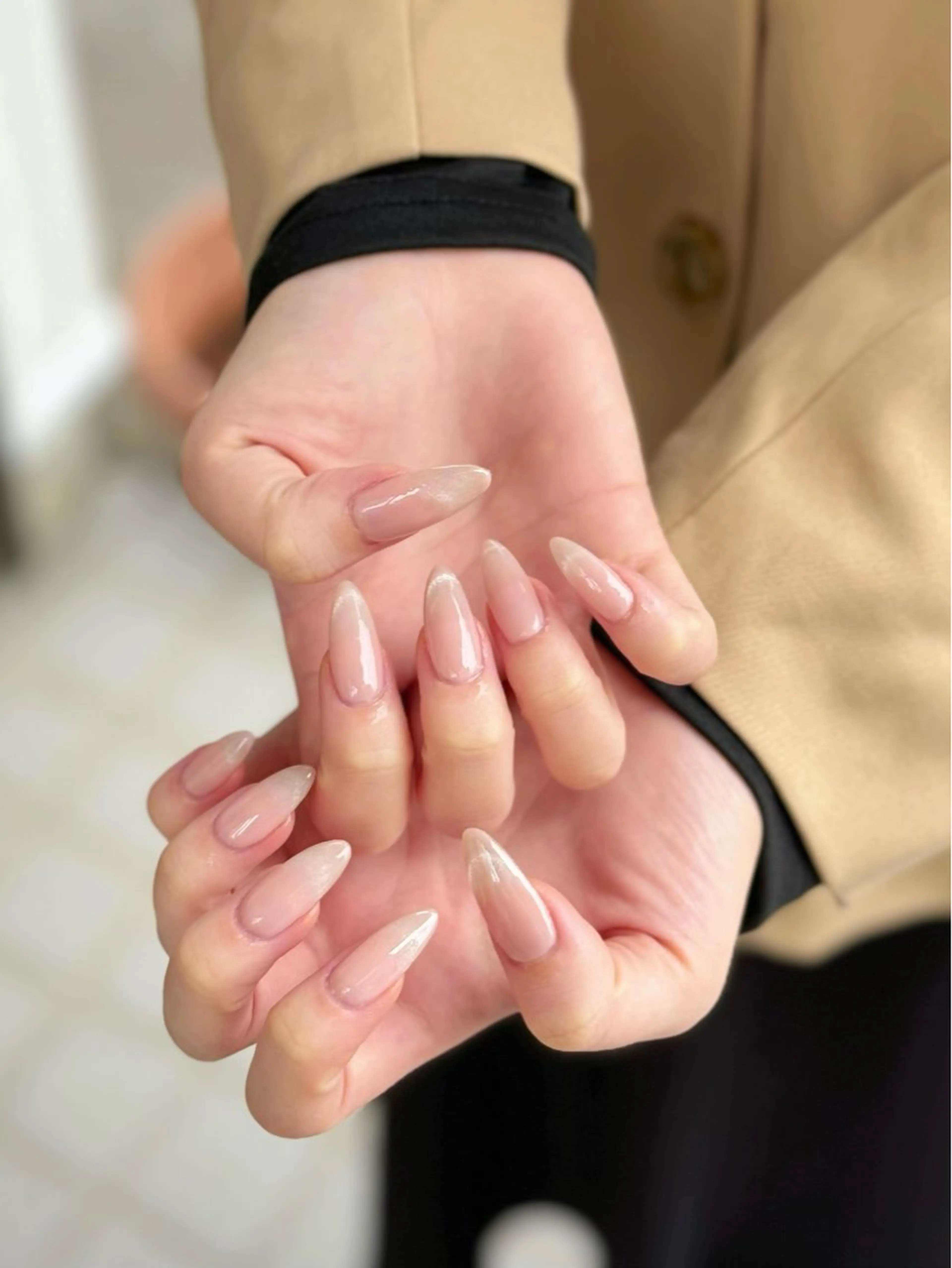 ネイル キラキラネイル 夏ネイル ハンドネイル ハンドケア Yuzuchi Nailのネイルデザイン