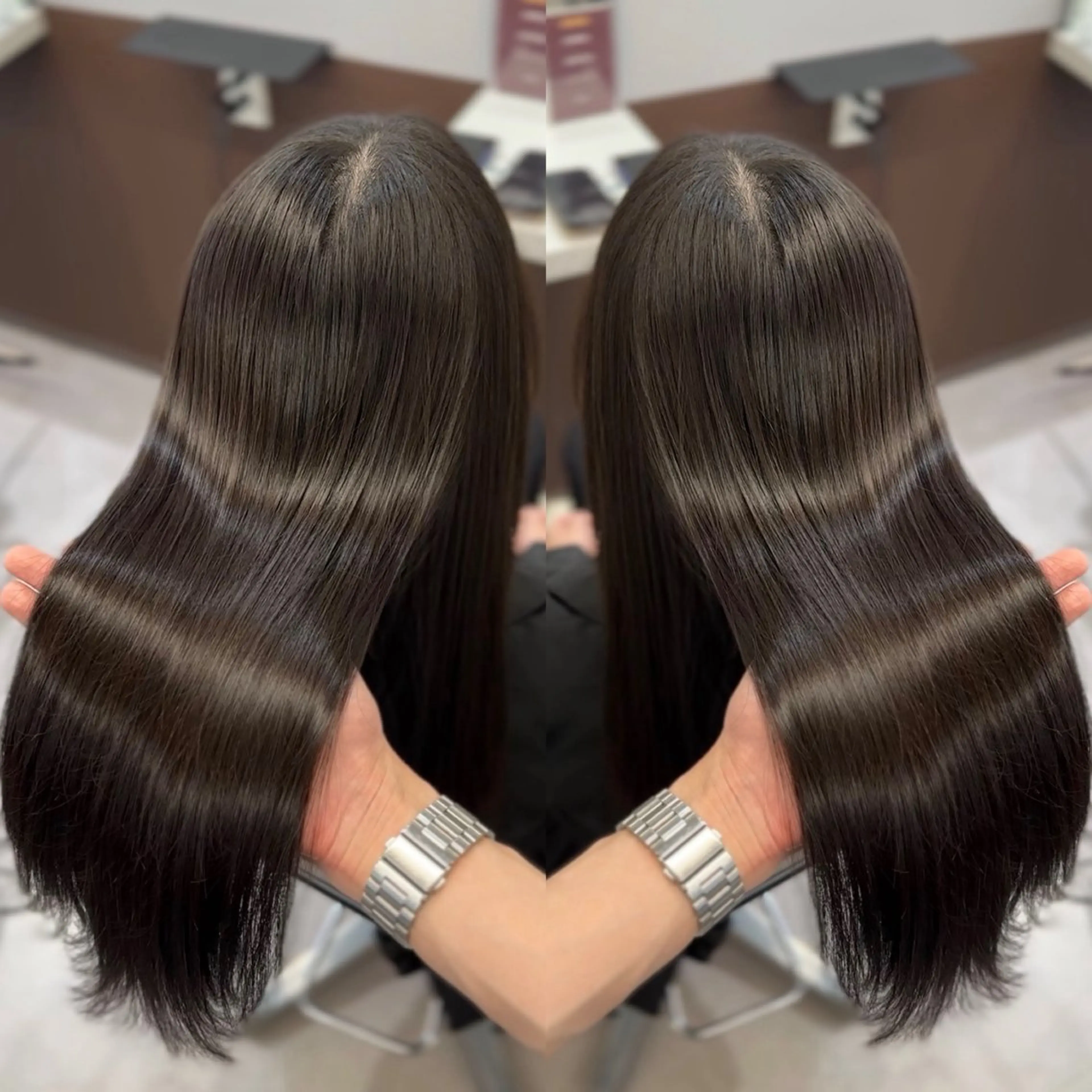 セミロング 縮毛矯正 【Coby代表】 美髪特化♡ RYOのヘアスタイル