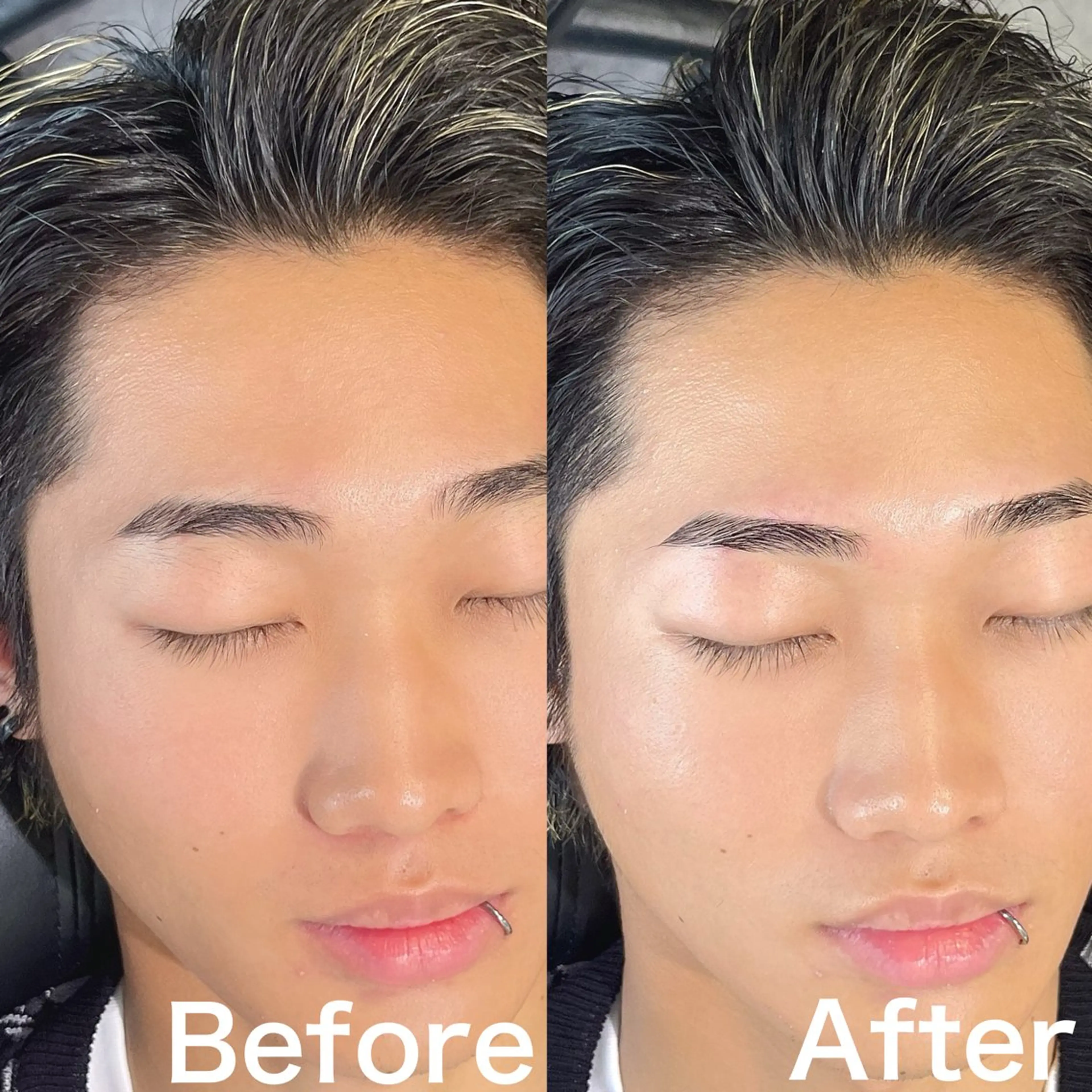 メンズ アイブロウ ワックス脱毛 眉カット その他(アイブロウ) 2◯Re:gid Yusukeの眉毛・アイブロウイメージ