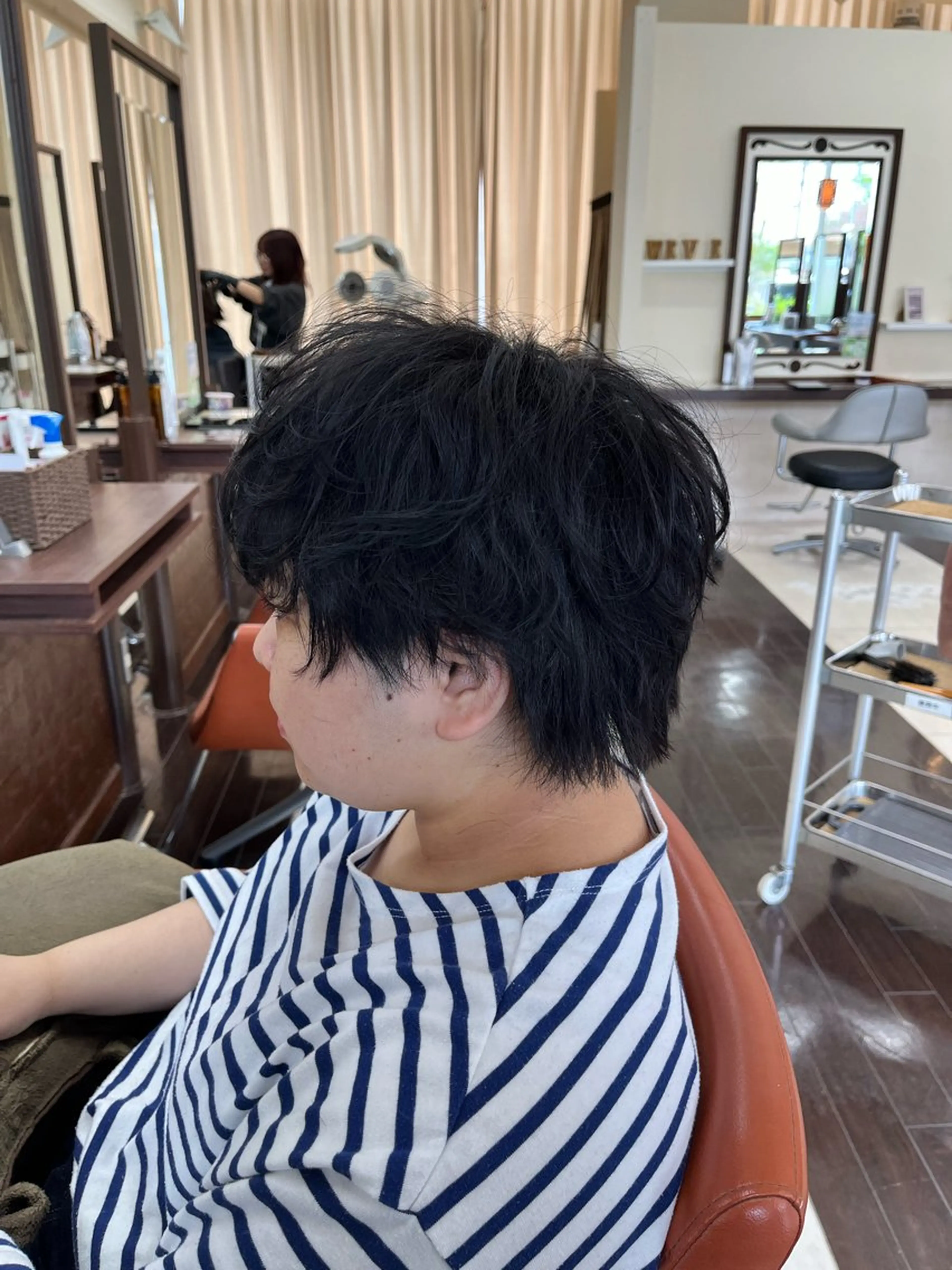 ショート メンズ マッシュウルフ マッシュ メンズパーマ メンズウルフカット ウルフカット AROH men's cut&men's perm 船橋店所属・🧊メンズ特化🧊 高木航希のヘアスタイル