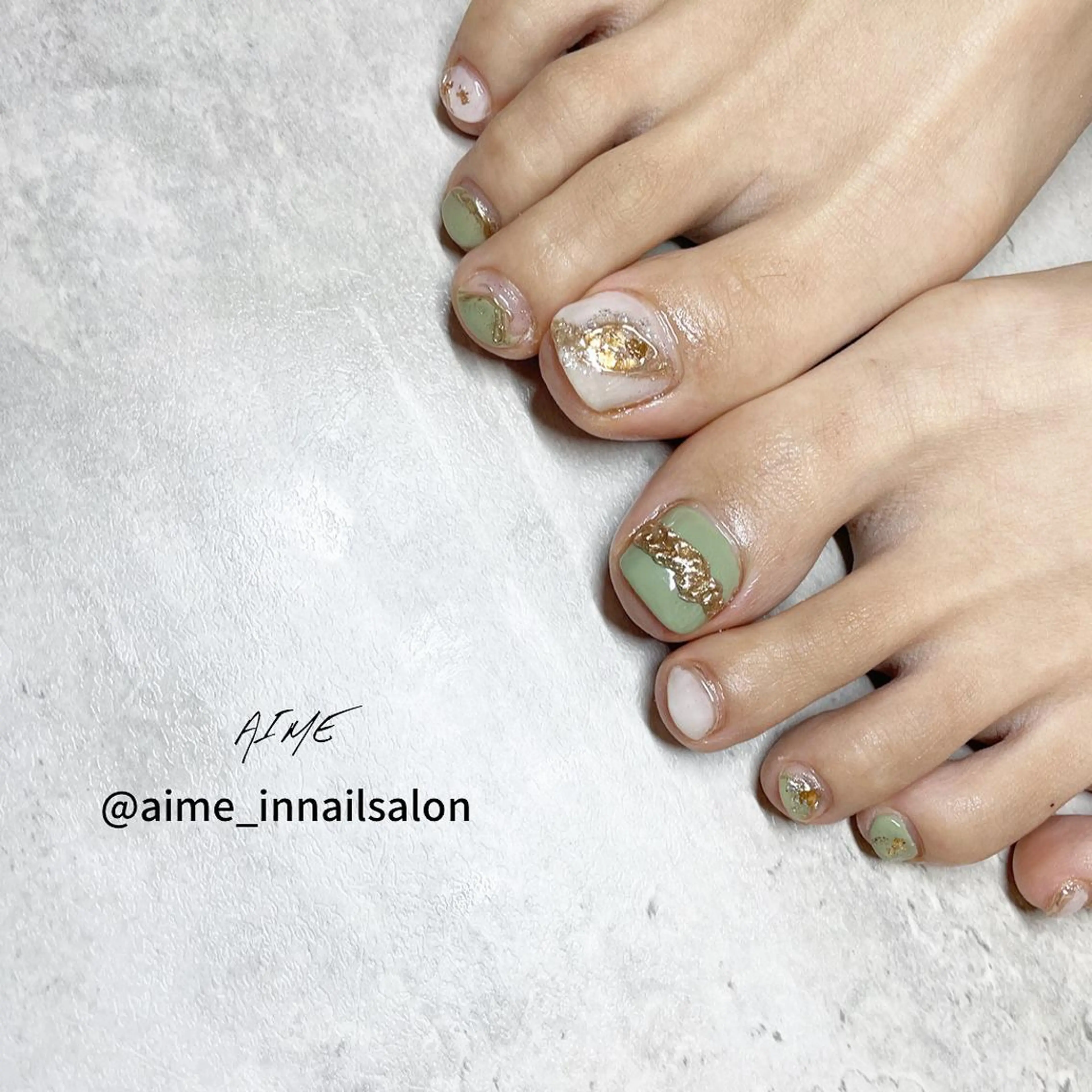 ネイル フットネイル AIME （momo）のネイルデザイン