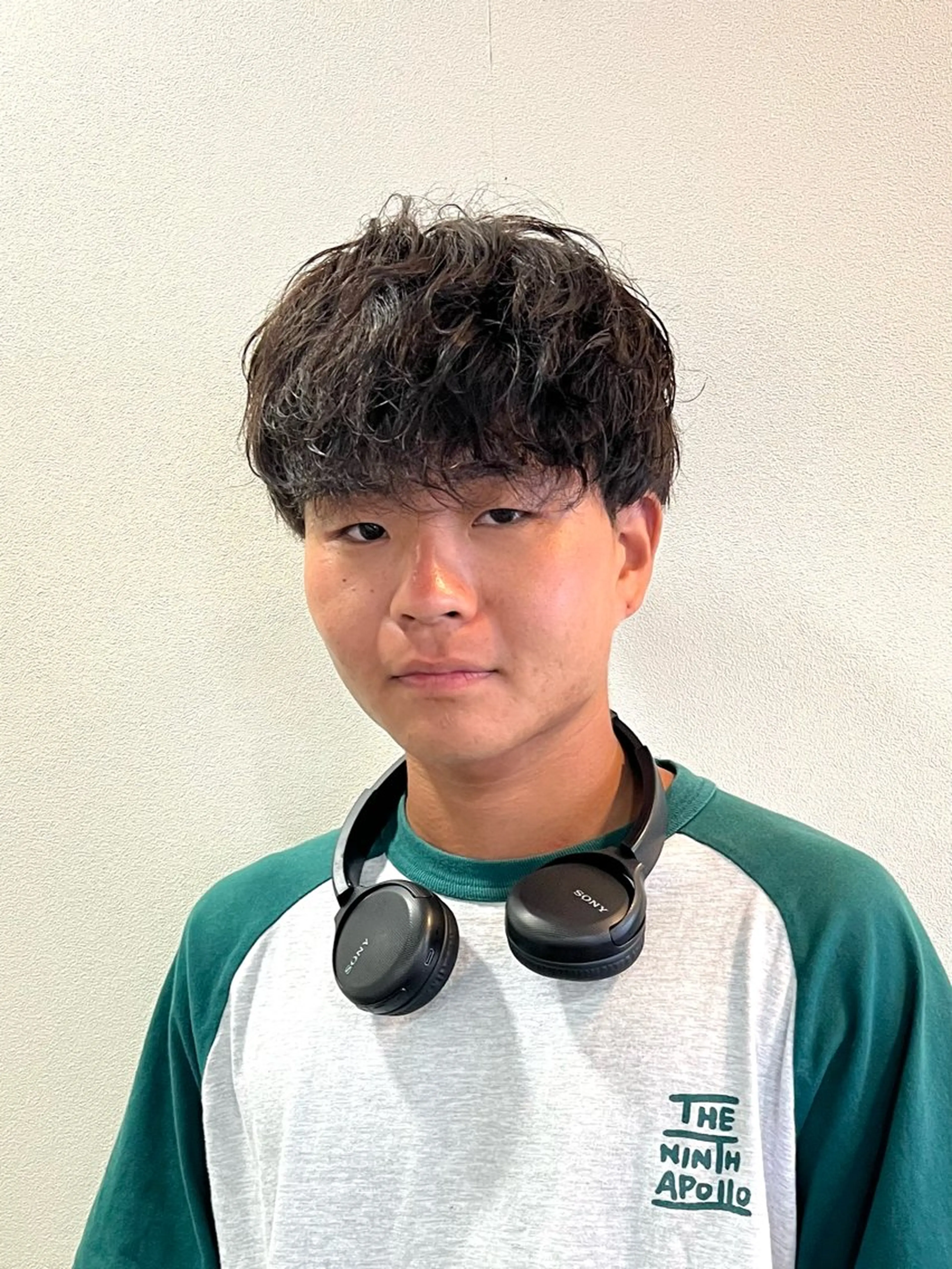 パーマ メンズ メンズハイライト メンズハイトーン マッシュ メンズパーマ メンズベリーショート 茅ヶ崎パーマ特化/ スパイラル/ハルキのヘアスタイル