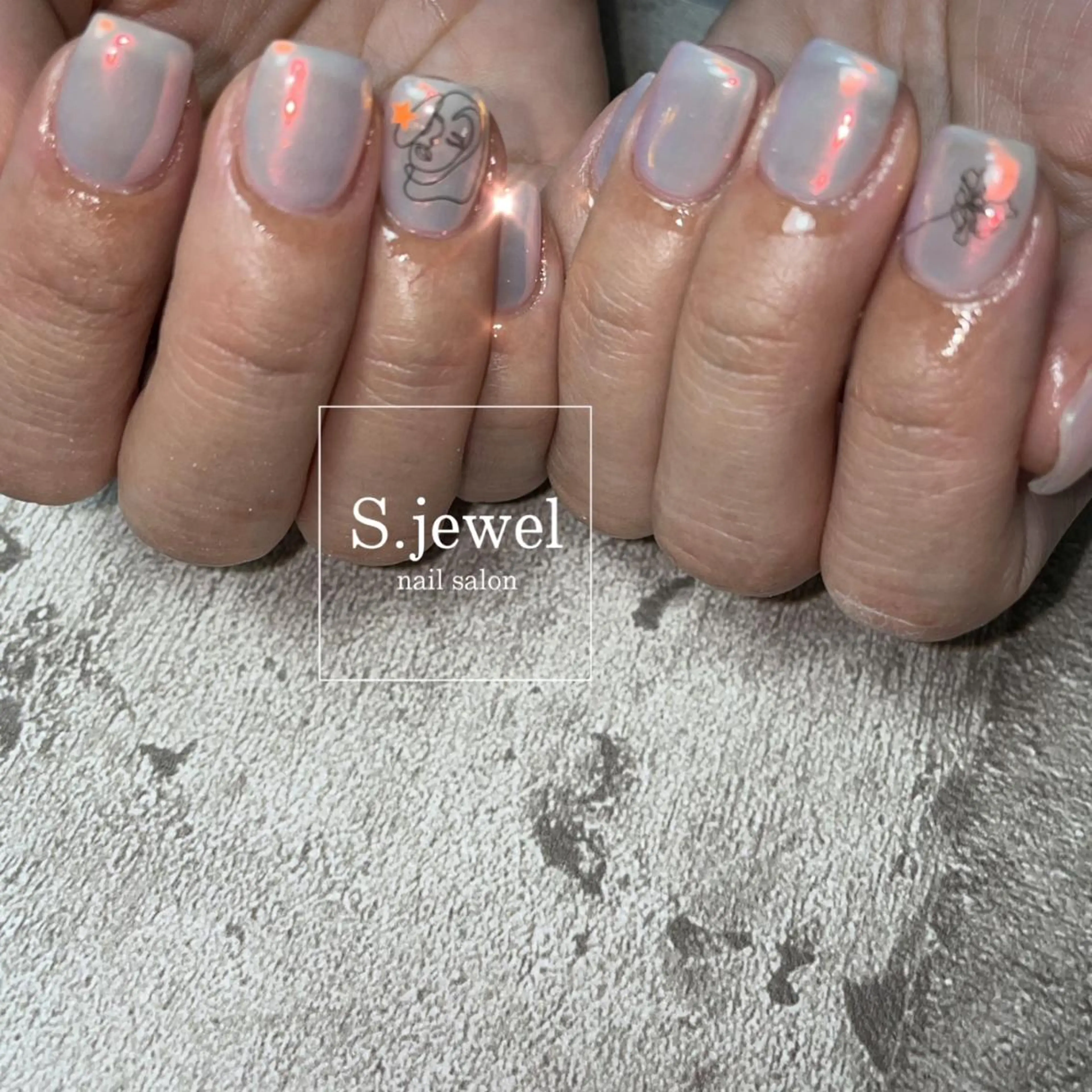 ネイル S♡JEWEL所属・S. JEWELのネイルデザイン