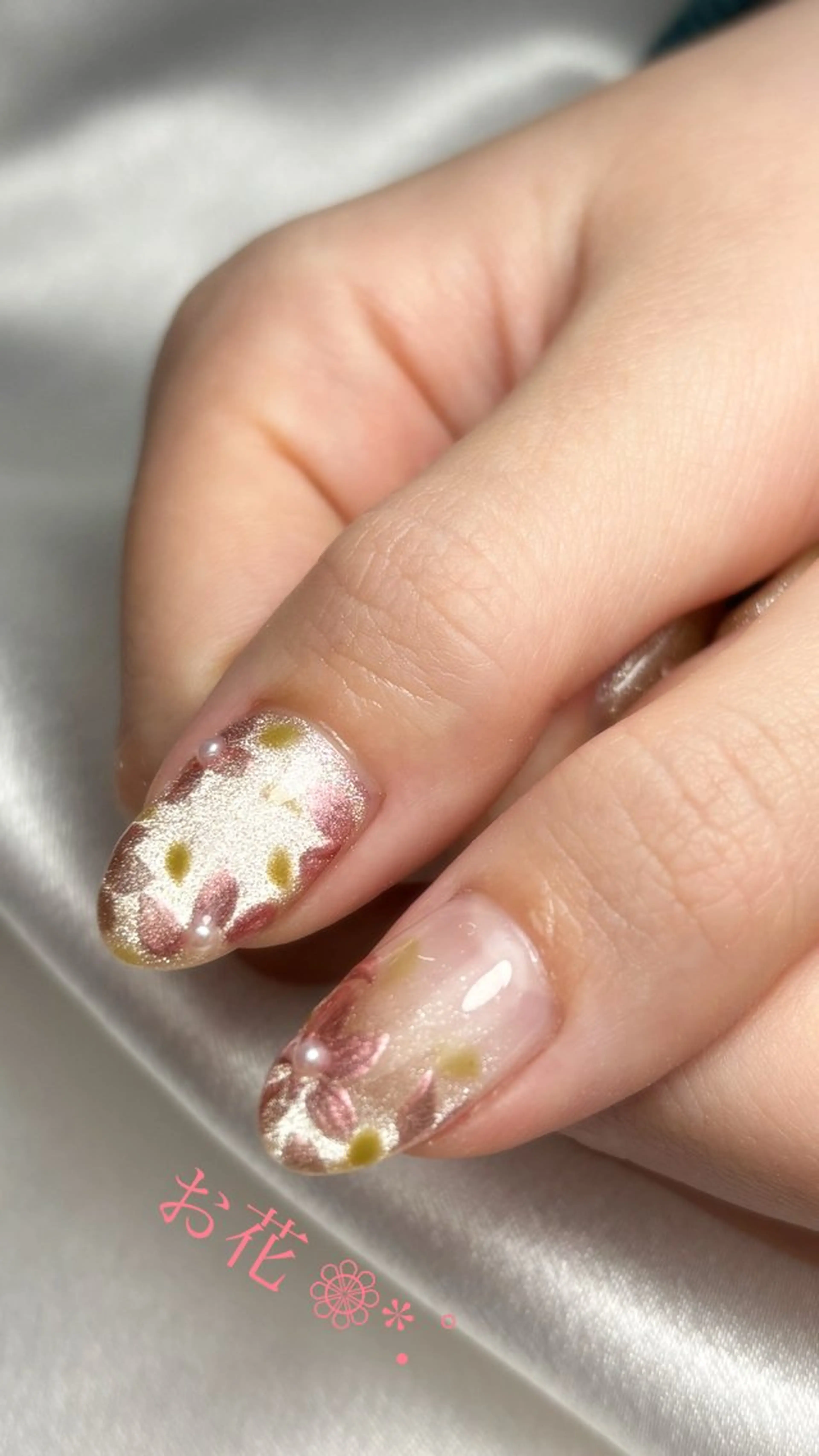 ネイル アートネイル マグネットネイル ミラーネイル ハンドネイル clear yayoiのネイルデザイン