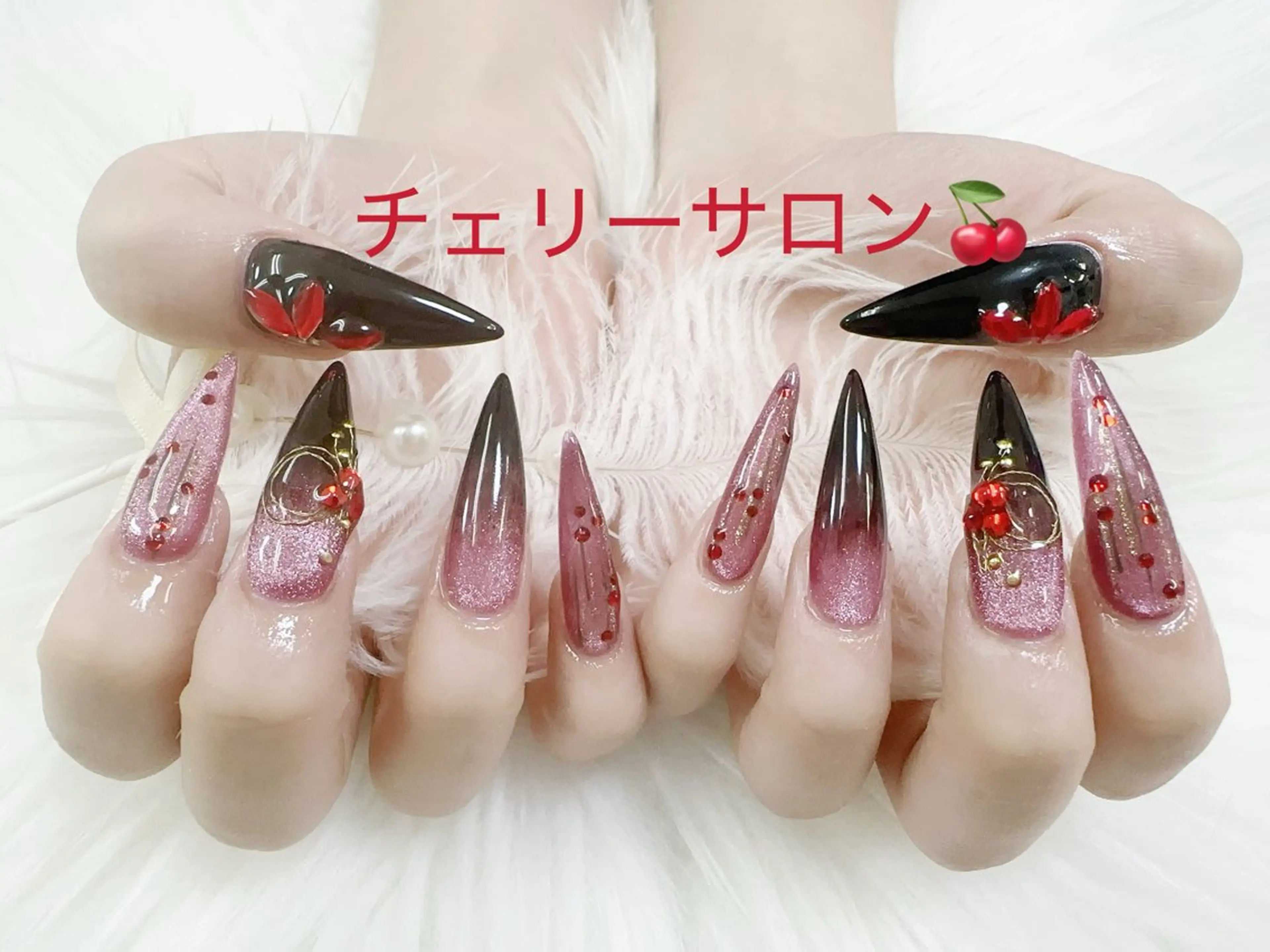 ロング 蒲田2分 アキのネイルデザイン