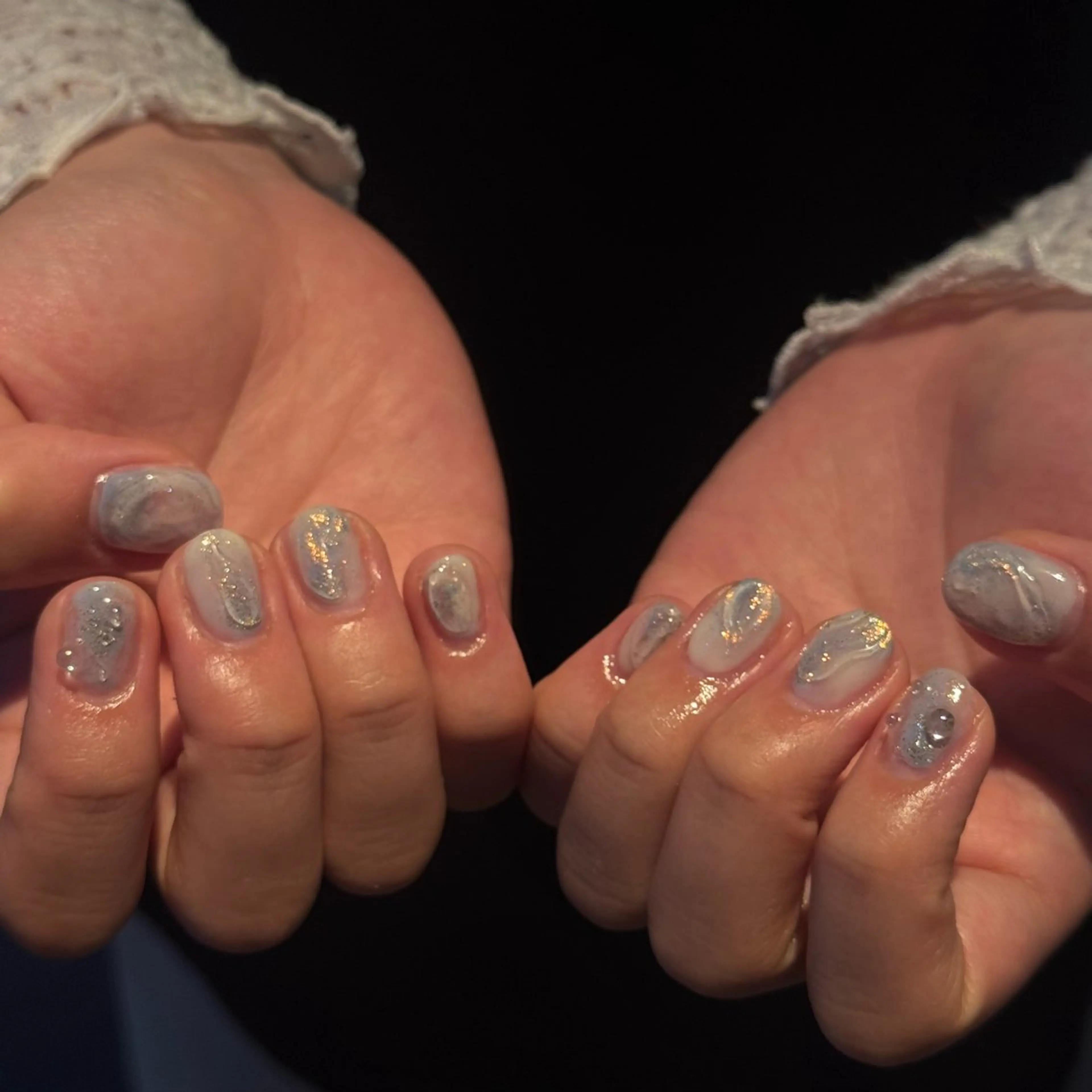 ネイル ニュアンスネイル シンプルネイル Yu_me(ユーミー)所属・Yu_me fuukaのネイルデザイン