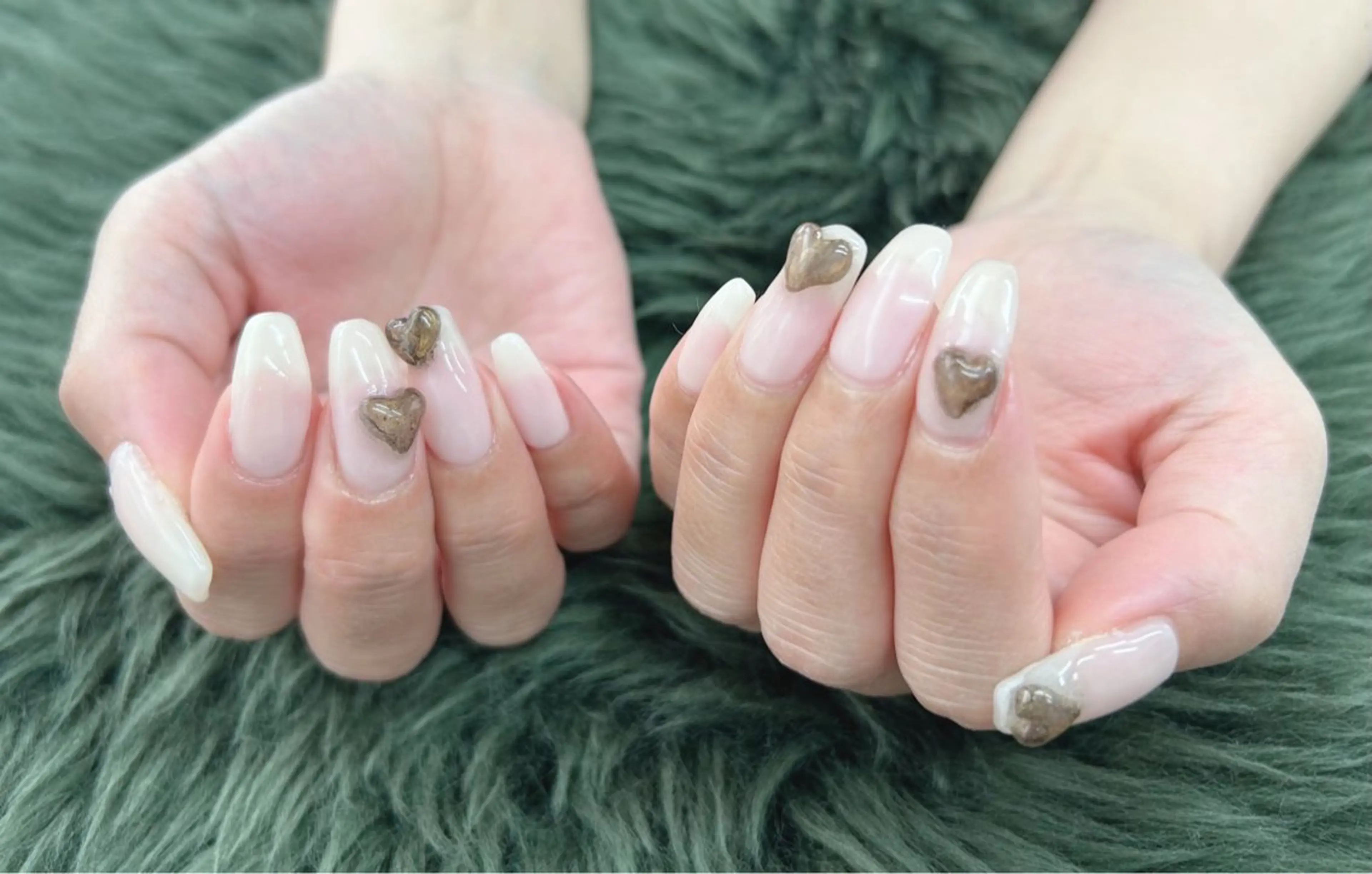 ネイル ハート ハンドネイル Nail Salon agré所属・agré ネイルサロン　アグレのネイルデザイン