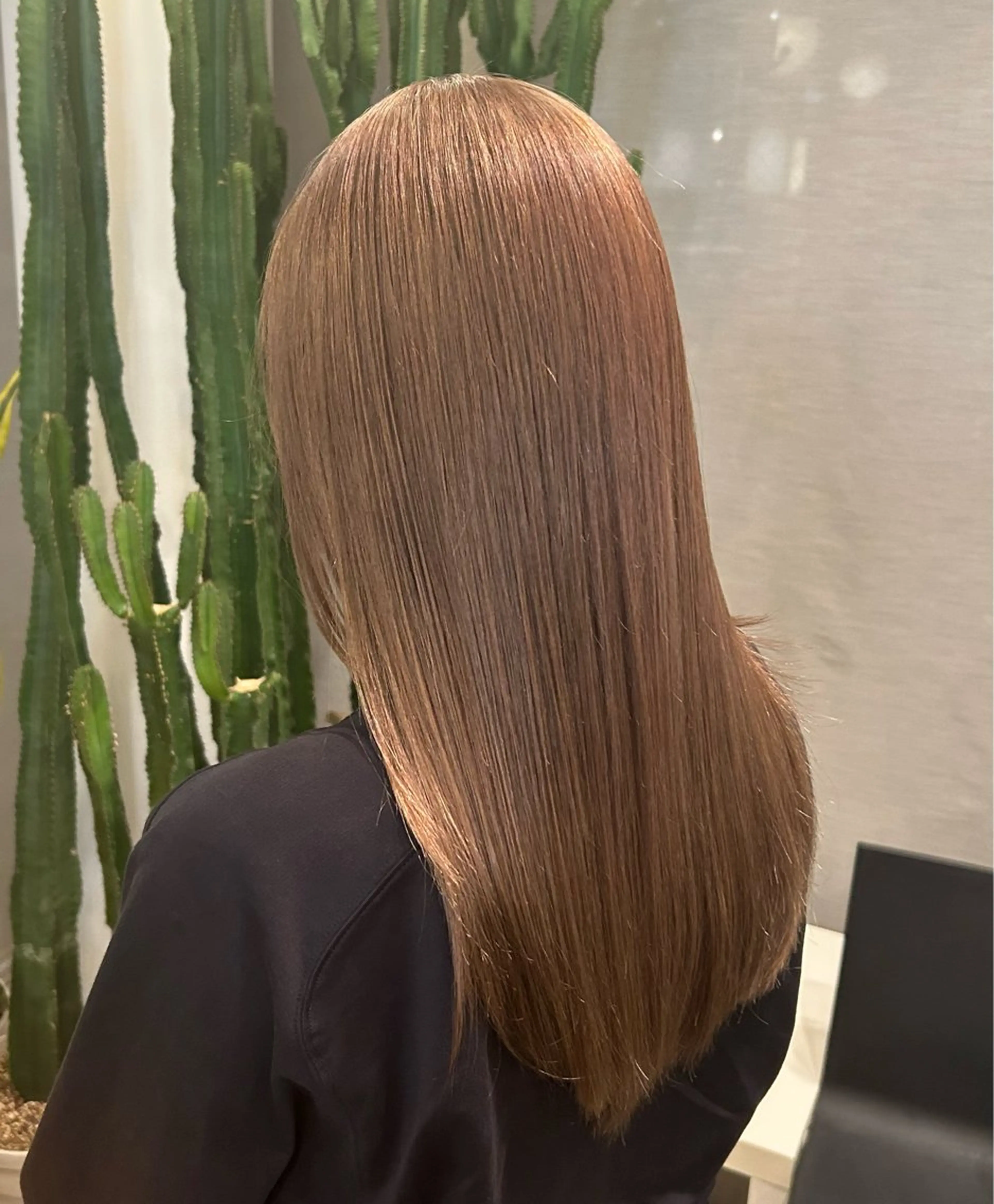 ［ブリーチ無しダブルカラー］ダメージ最小限で明るく✨の写真