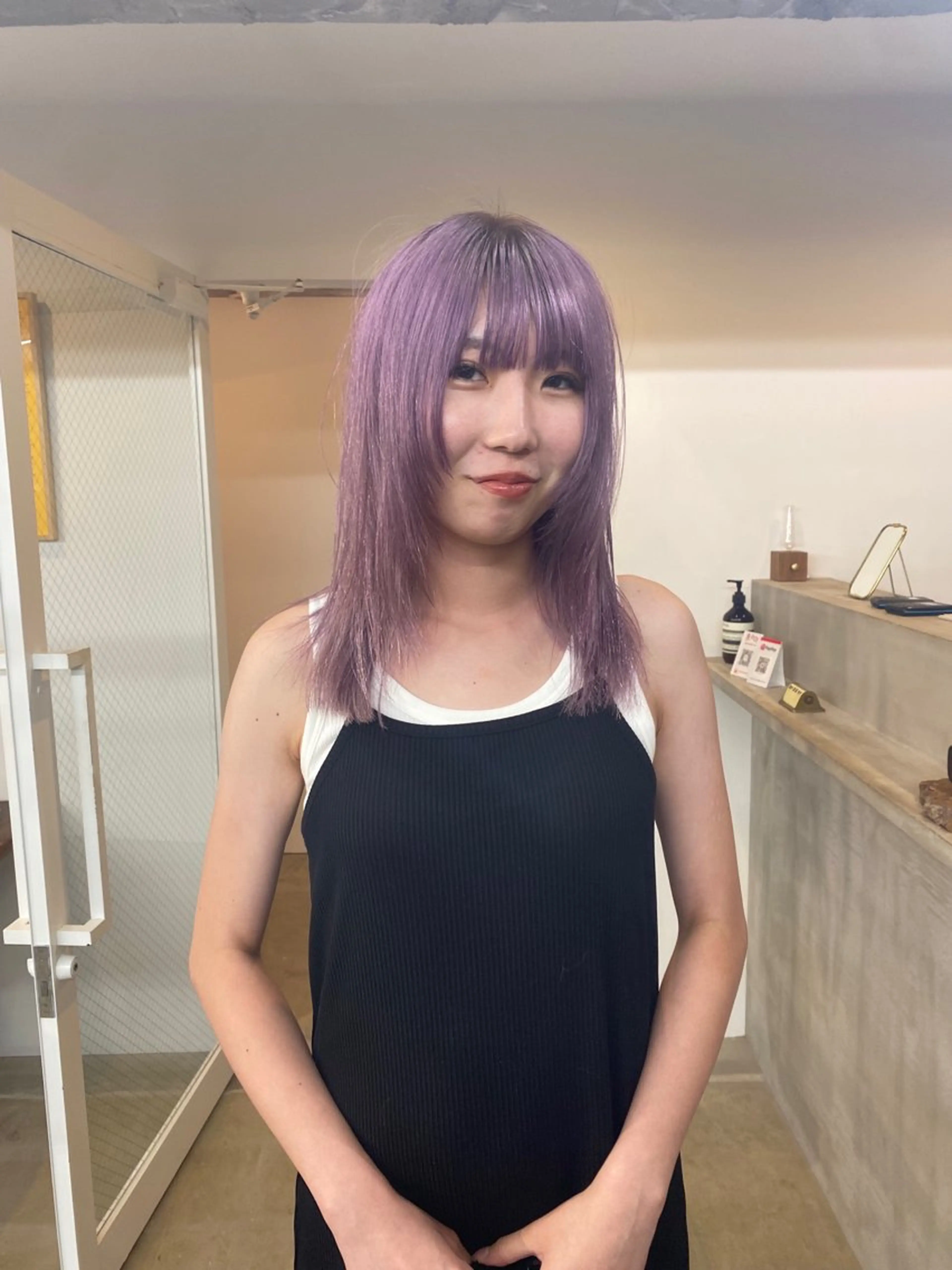 ミディアム カラー ミディアムパーマ GATTACA所属・KEI gattacaのヘアスタイル