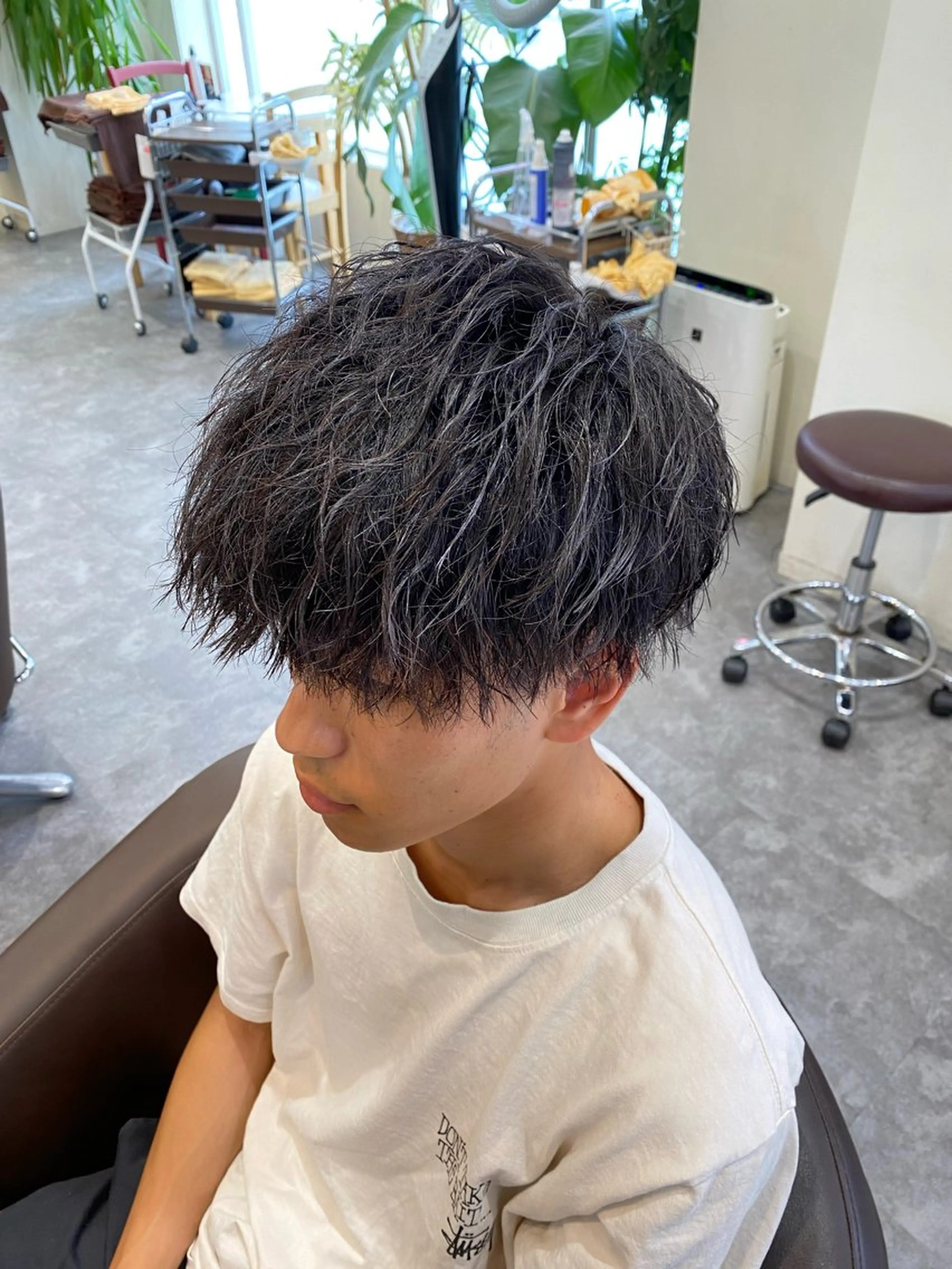 パーマ メンズ メンズ特化LIBER 石川玲央のヘアスタイル