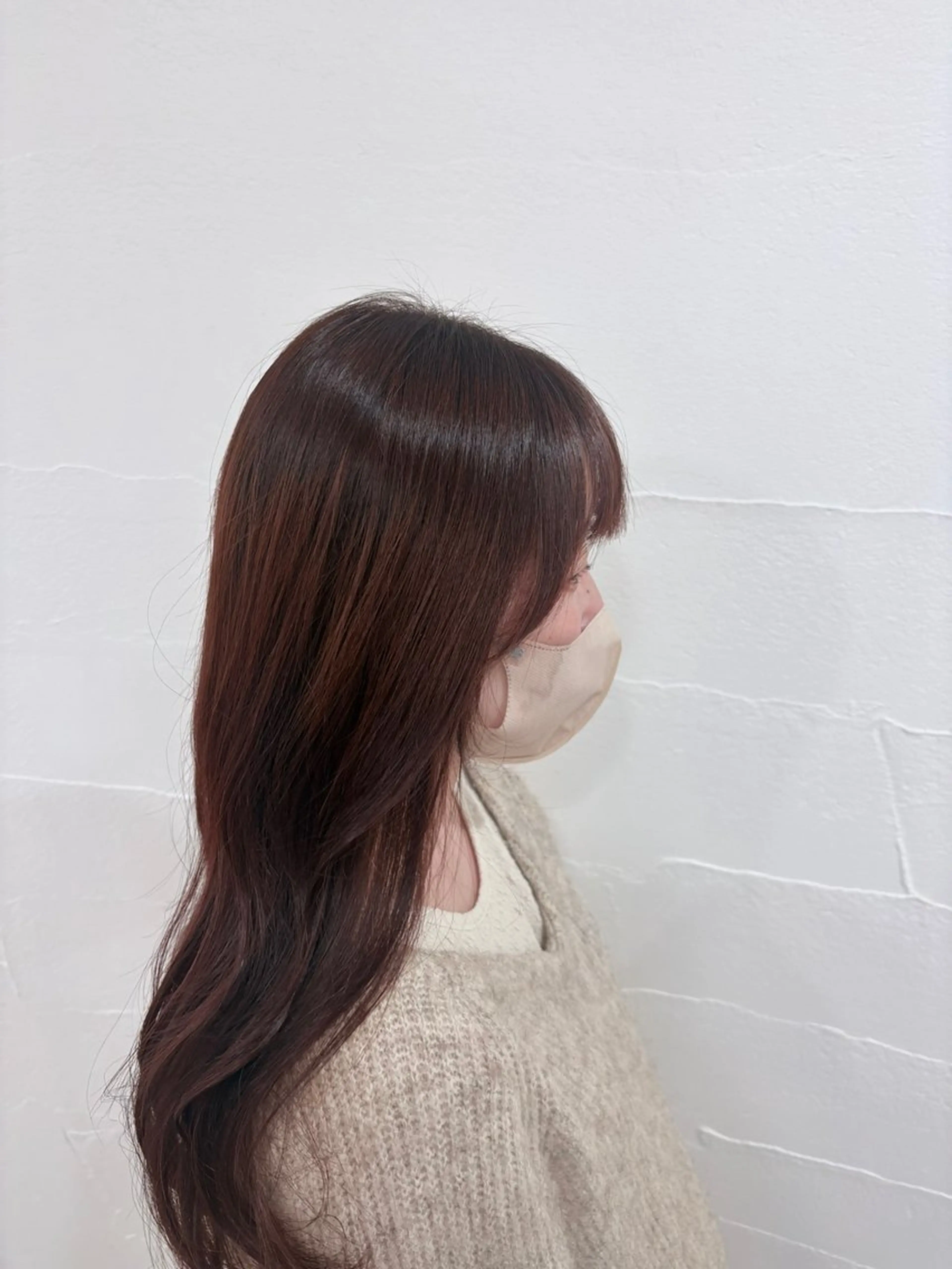 ロング カラー カット ヘアカラー Flat /rina🧸のヘアスタイル