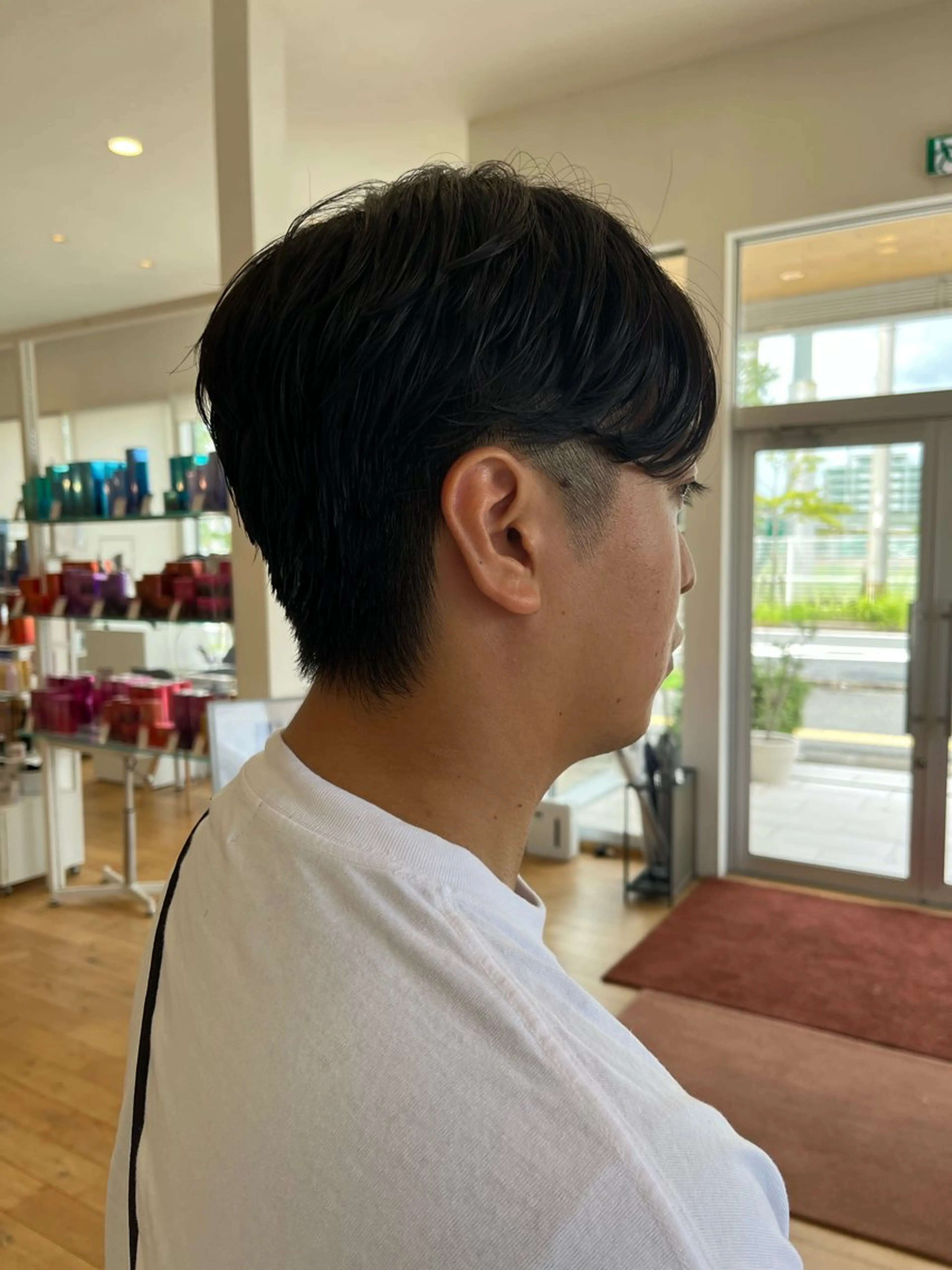 メンズ センターパート 宇都宮 そらのヘアスタイル