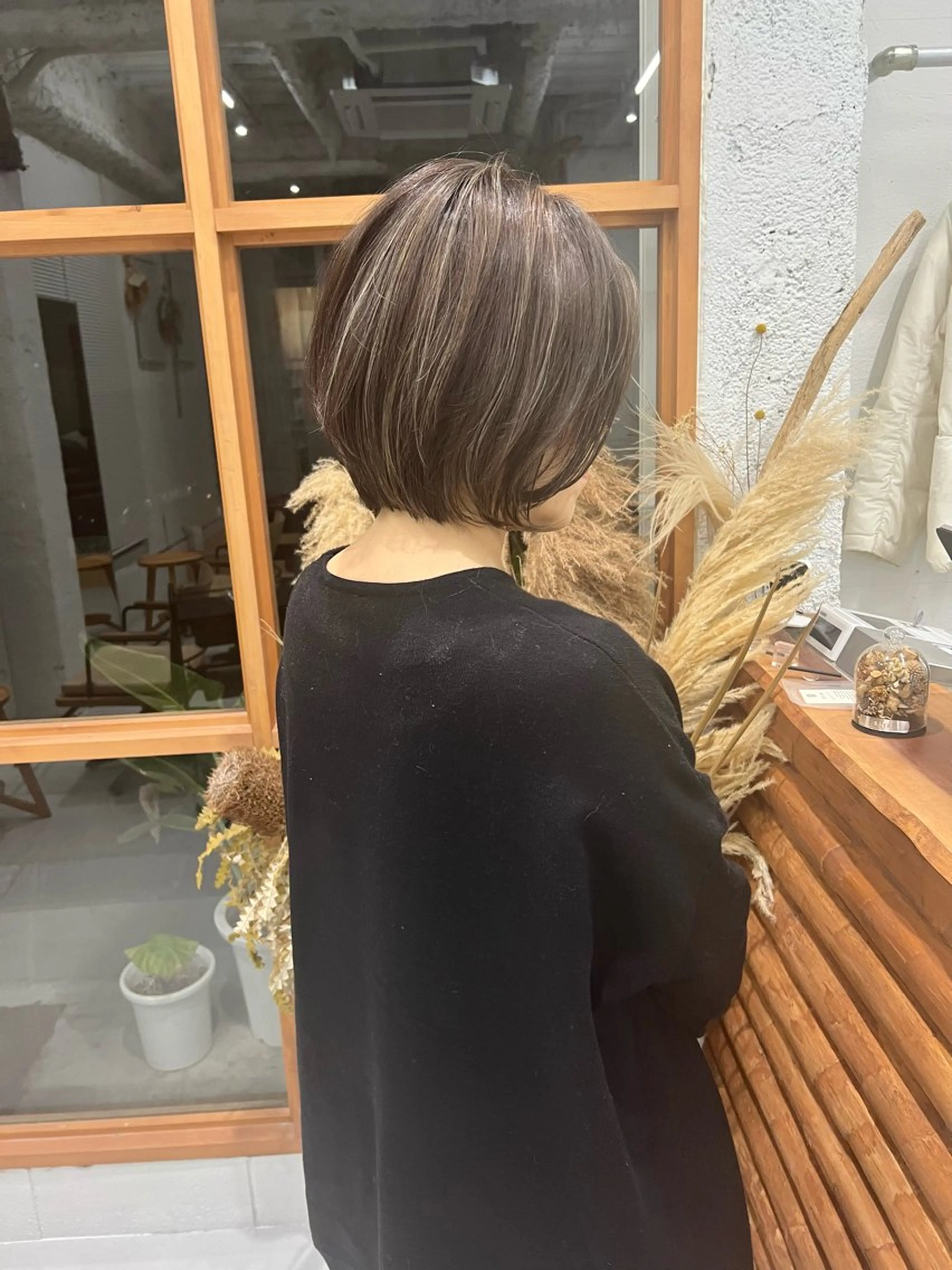 ショート ショートボブ ボブ ハイライト ショートヘア ショートボブ／川崎 子安健太のヘアスタイル