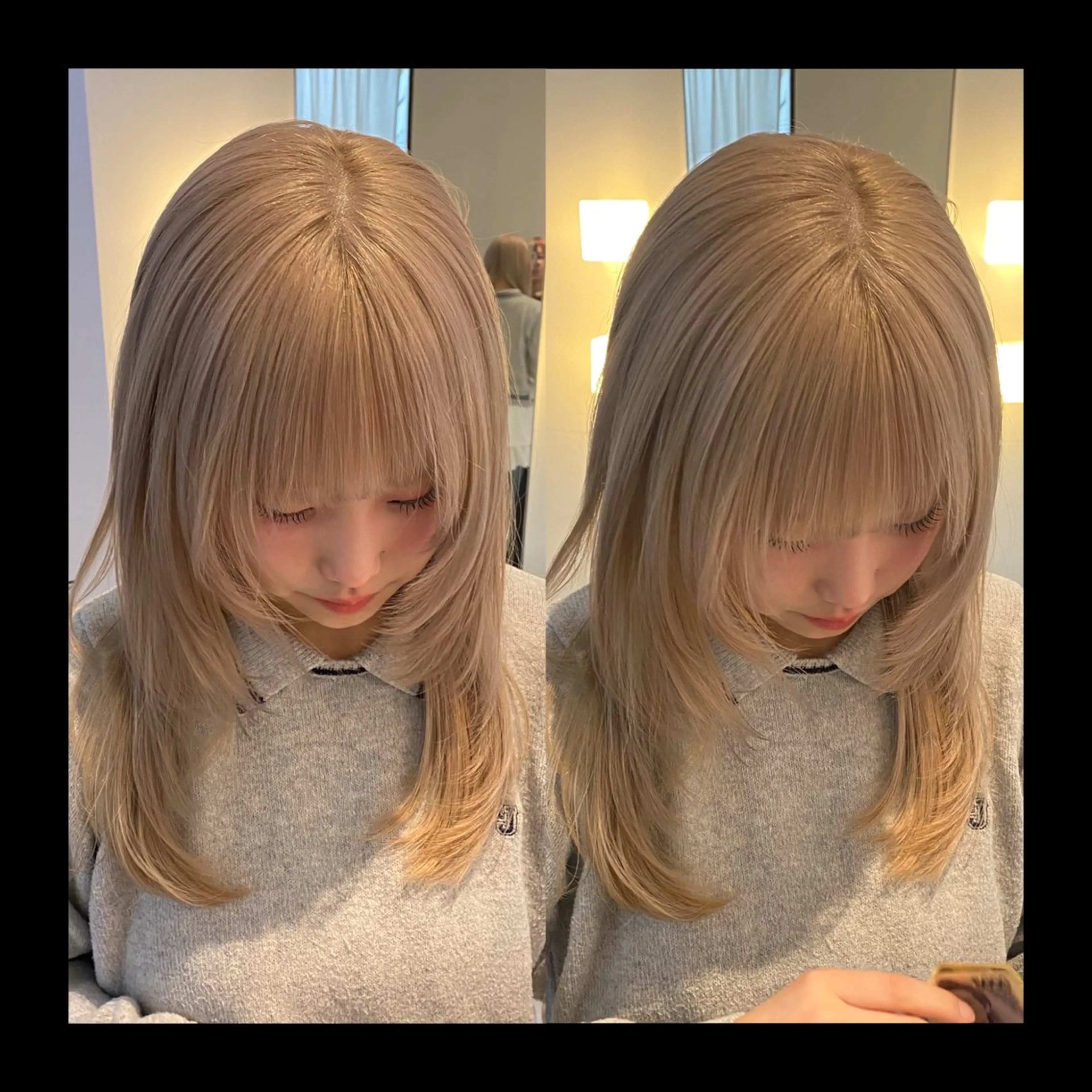 ロング カラー 卒業式のヘアスタイル カット ヘアカラー トリートメント mai / linoah˚✧のヘアスタイル