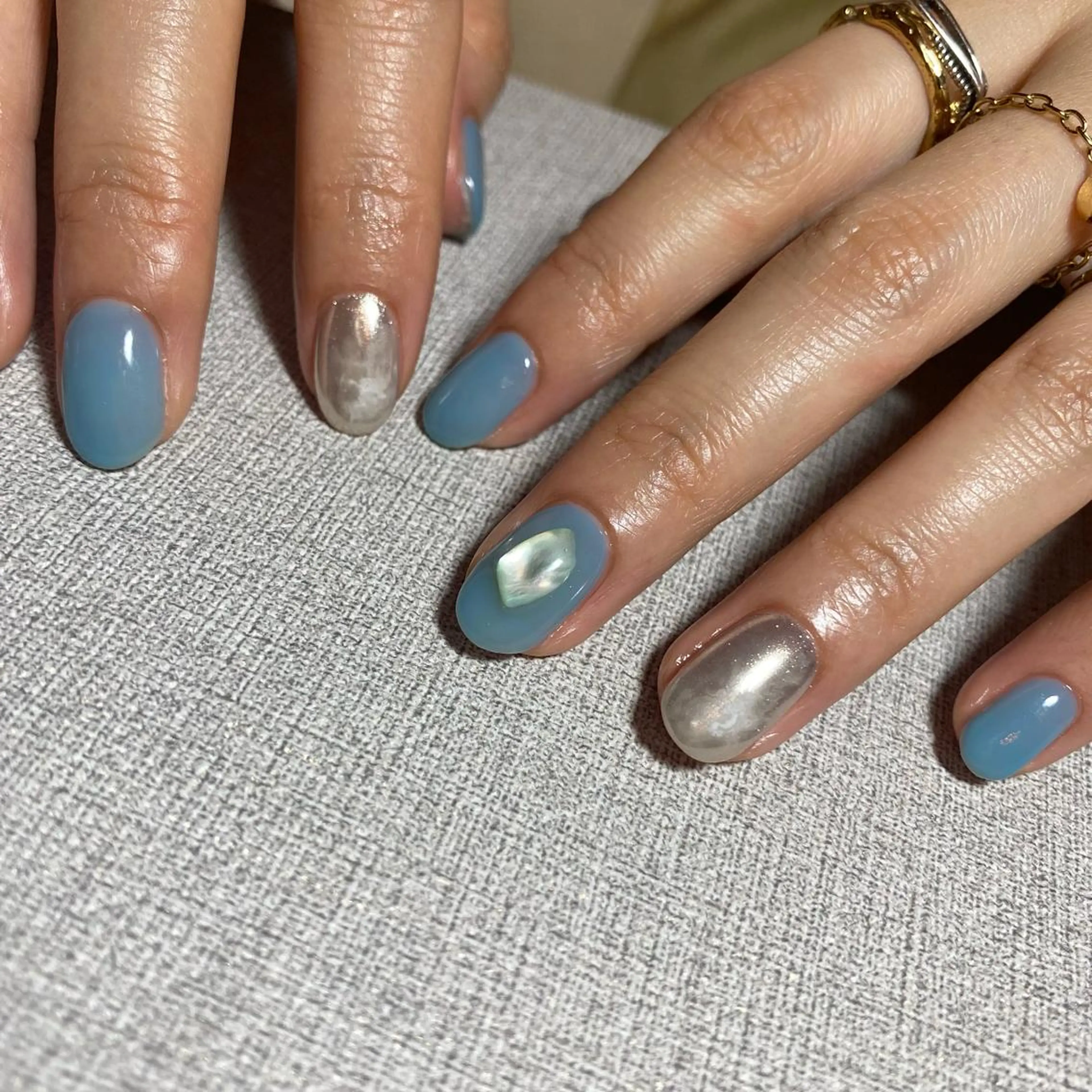 ネイル アートネイル ニュアンスネイル 夏ネイル 山田 貴子のネイルデザイン