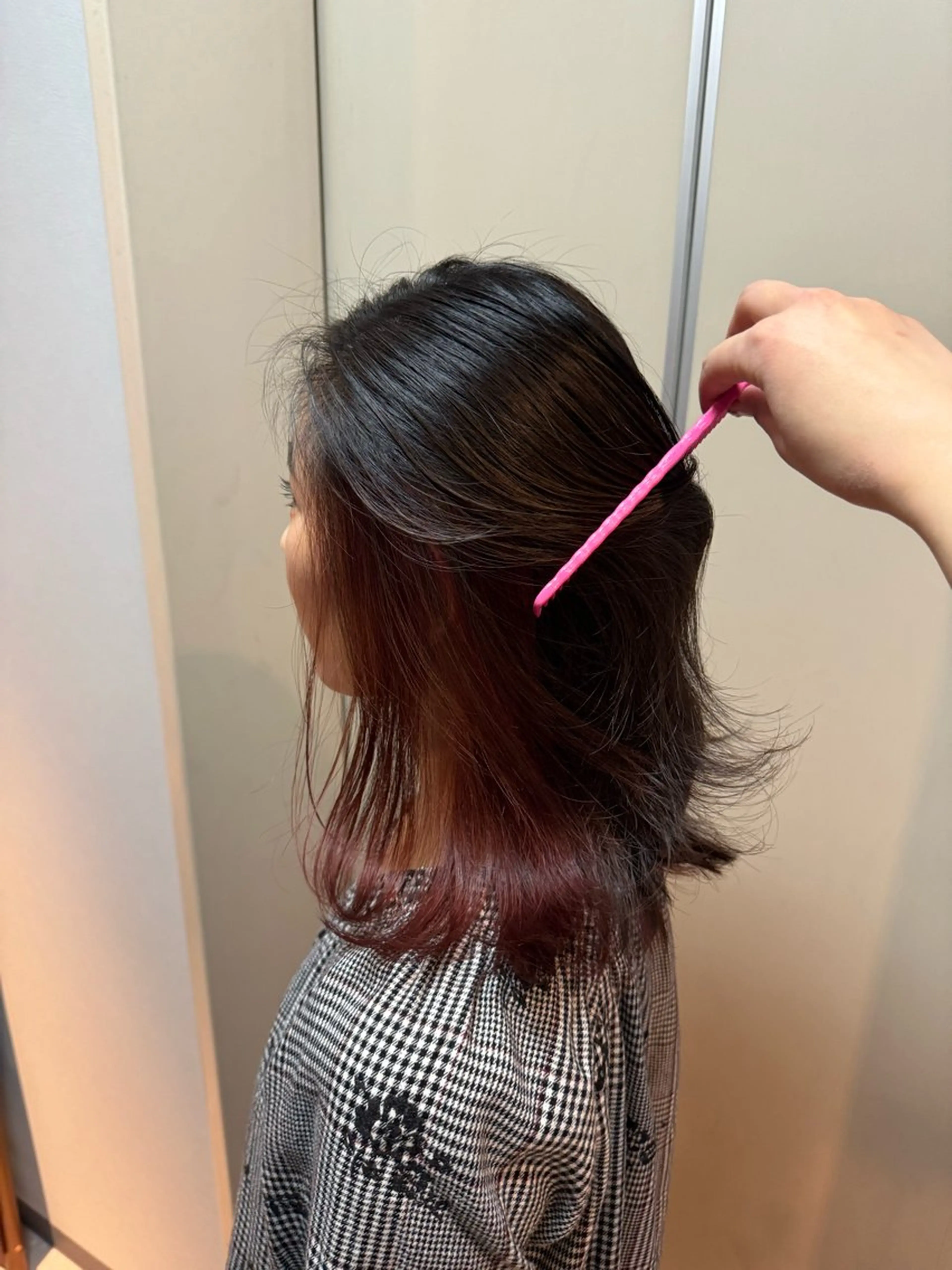 ミディアム カラー インナーカラー 🎀ハイトーン🎀/ Chizukiのヘアスタイル