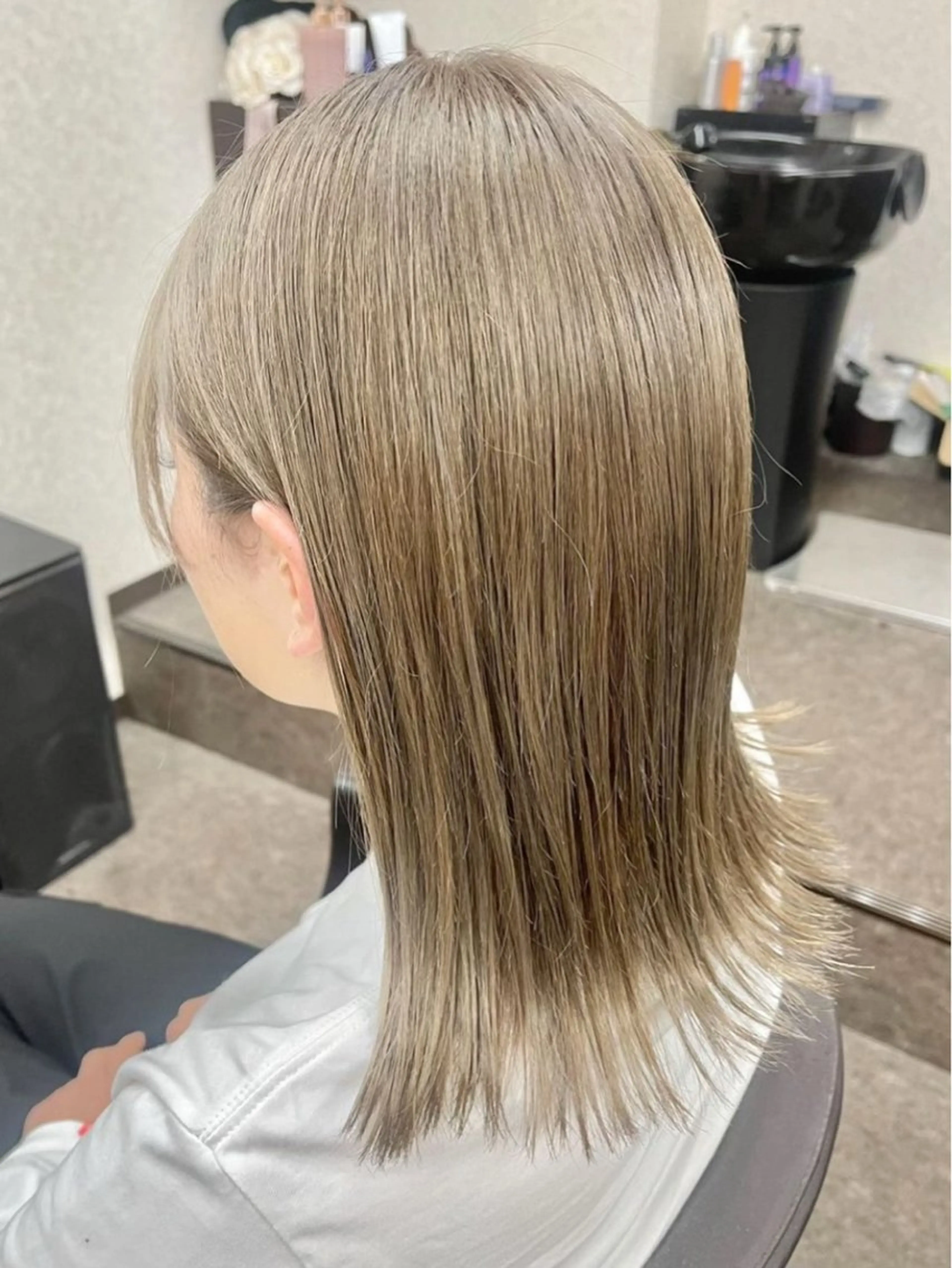 ミディアム カラー ヘアカラー プレシャス所属・池田 景子のヘアスタイル