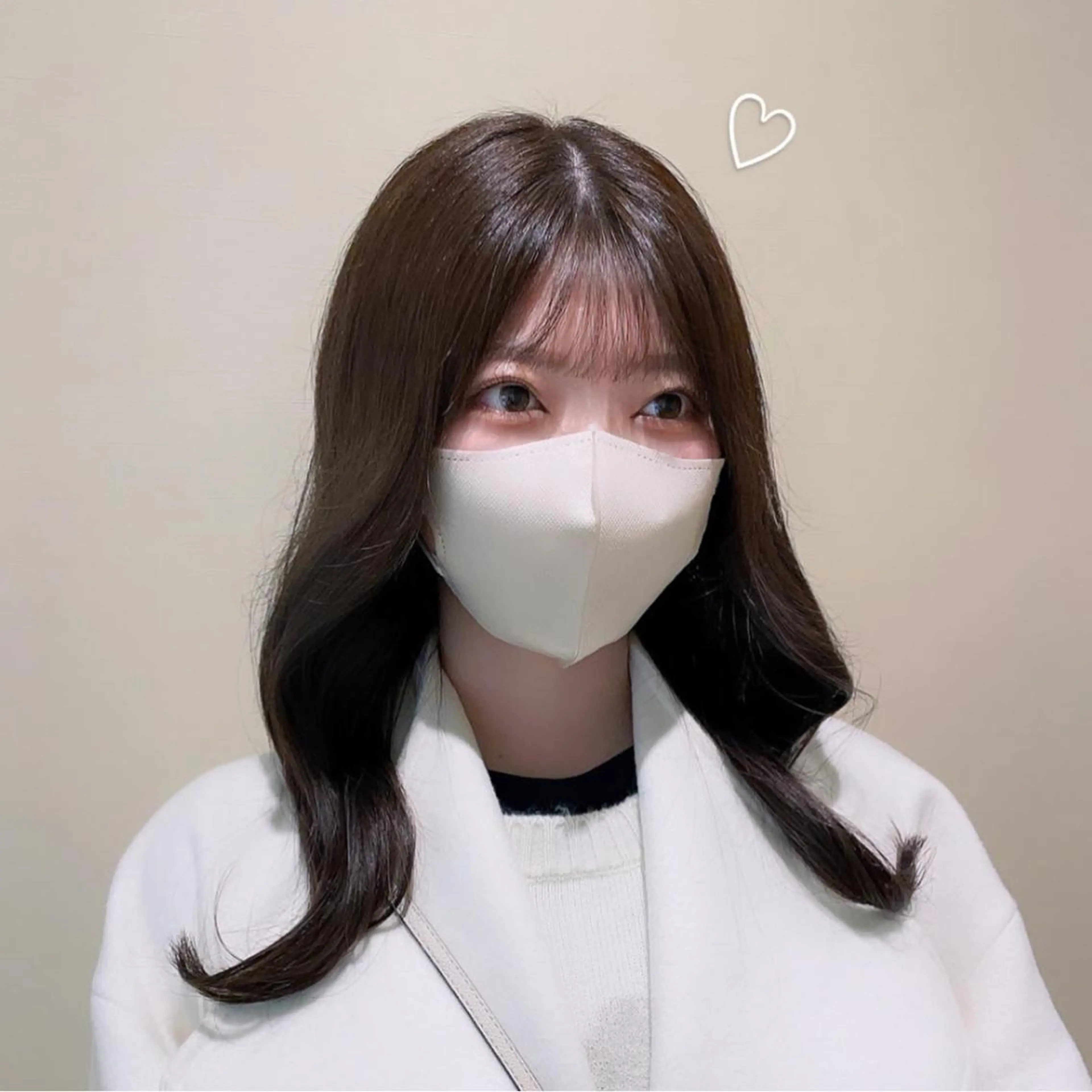 セミロング カラー ヘアアレンジ Ella所属・nana【艶髪】/ レイヤー/縮毛矯正のヘアスタイル