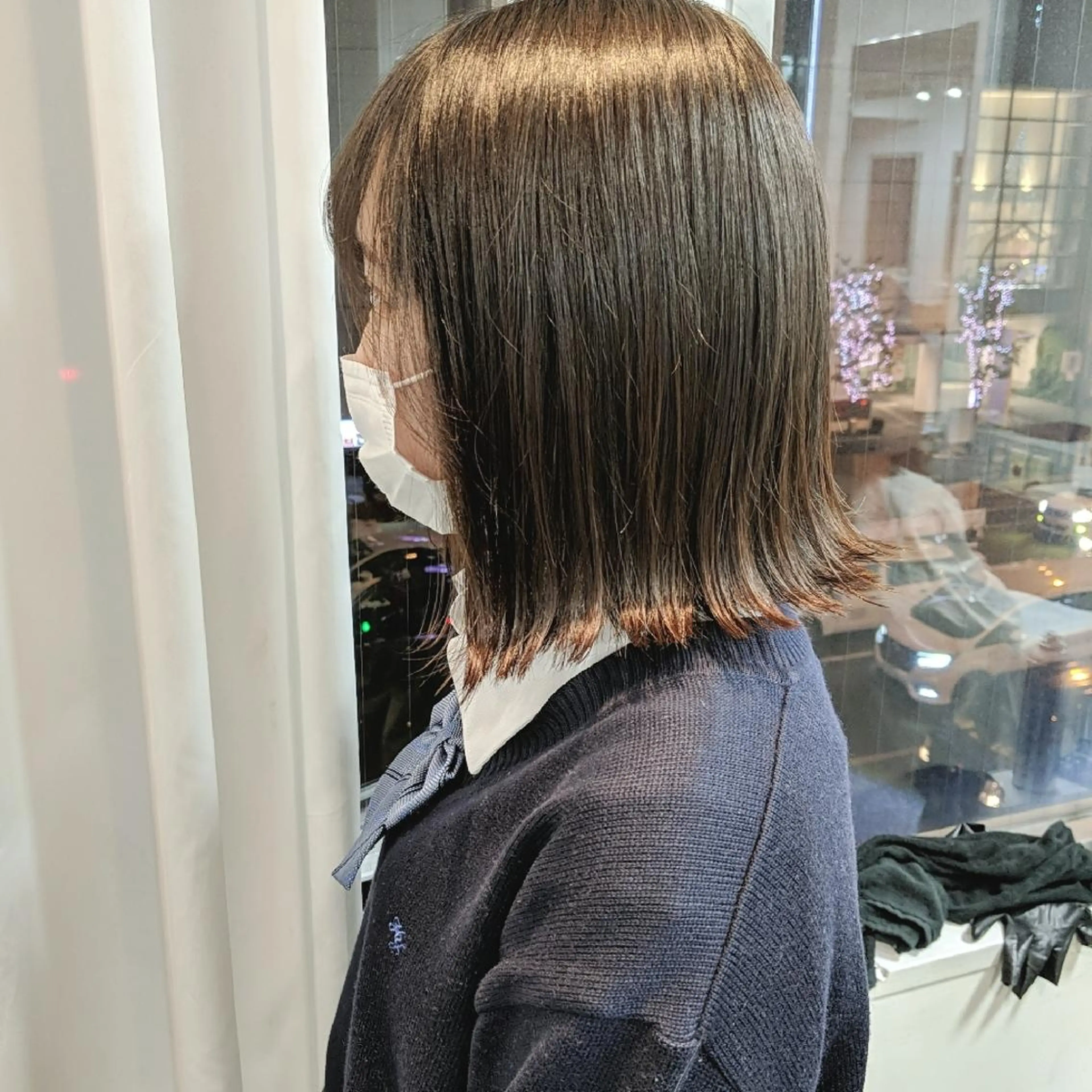 ミディアム ボブ PRIVATE SALON EYES所属・EYES リアのマツエク・マツパデザイン