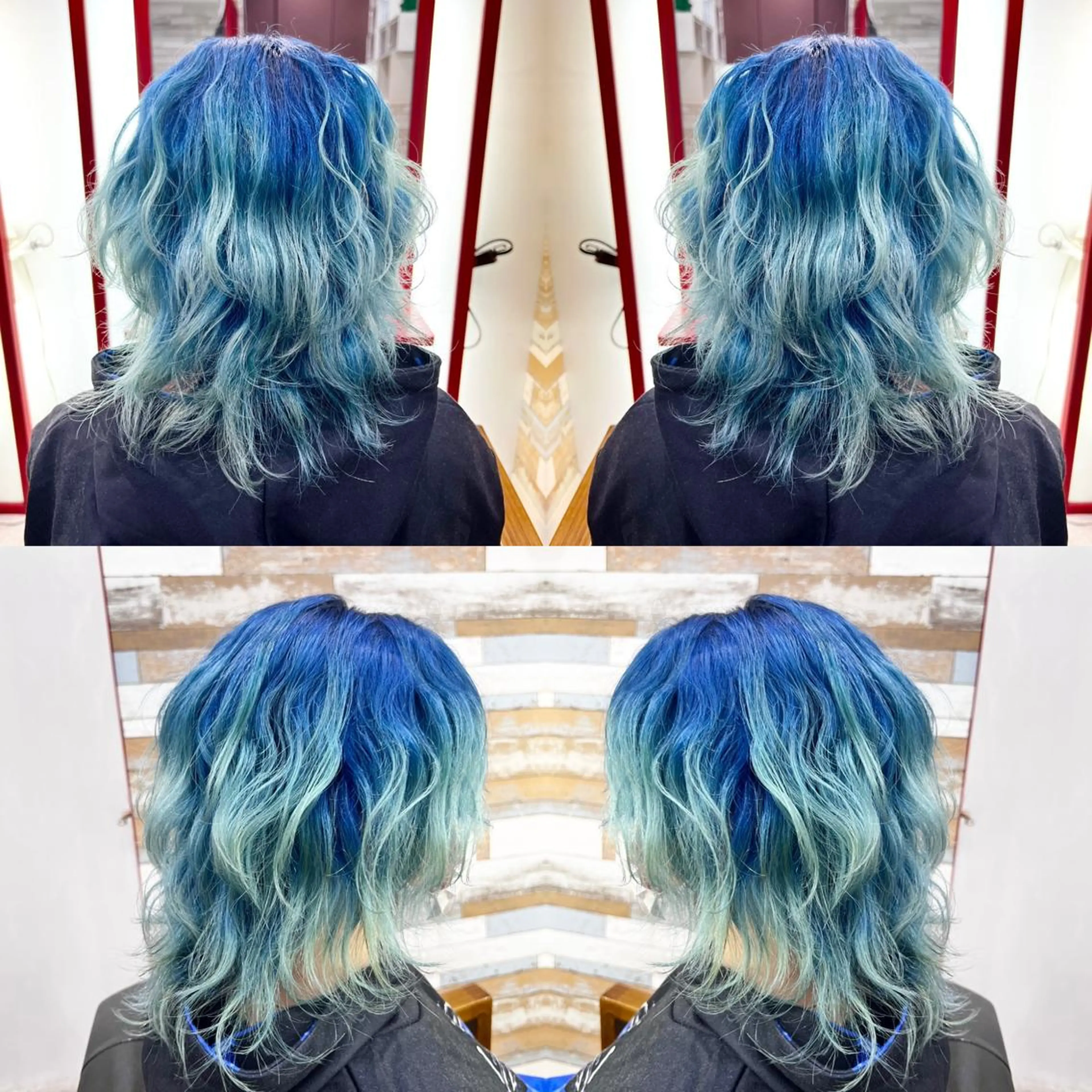 ミディアム カラー ヘアカラー トリートメント "PEPPU "所属・🌈推し色派手髪 ハイトーンShinのヘアスタイル