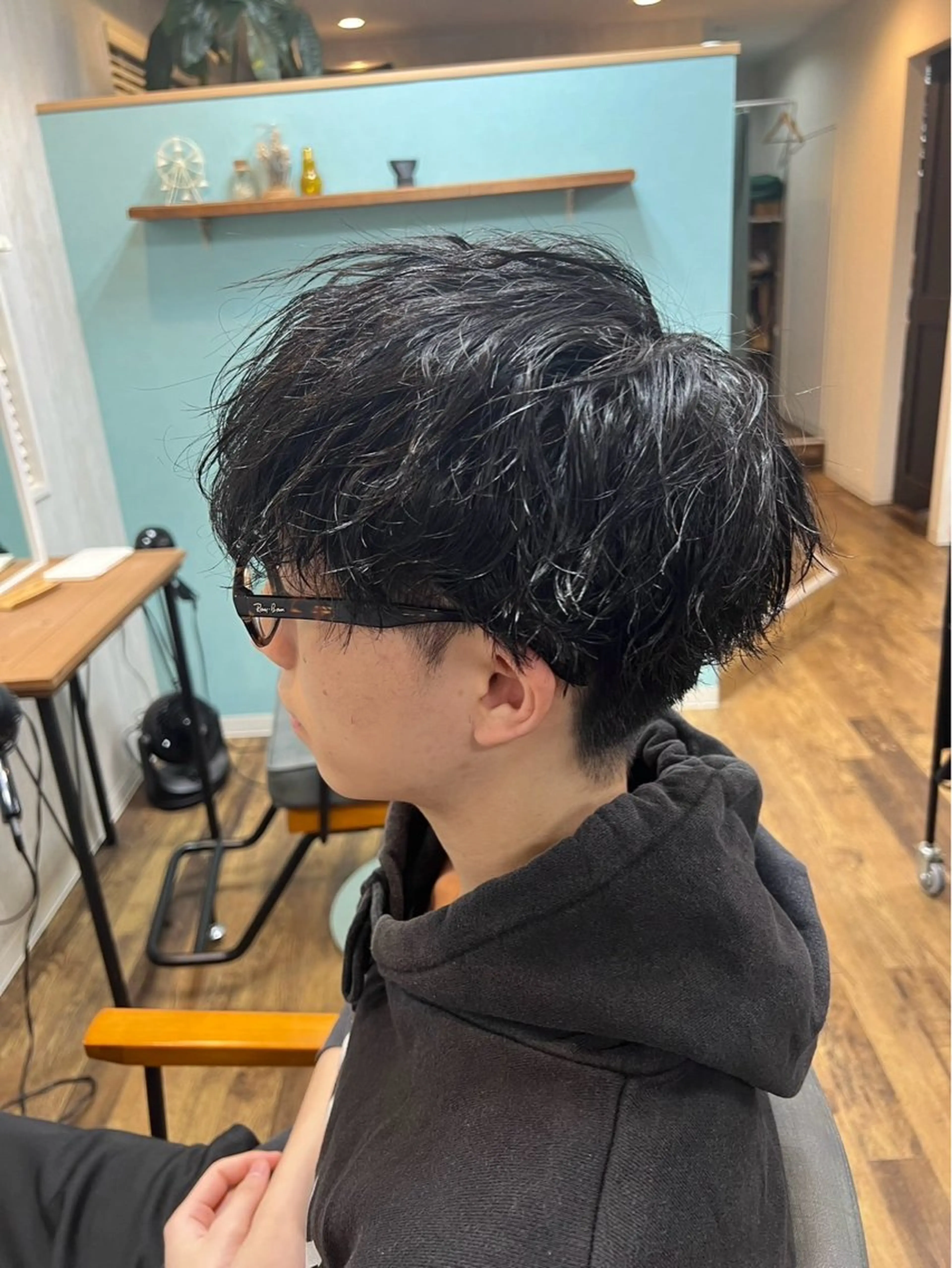 ツイストスパイラル、スパイラルパーマの写真