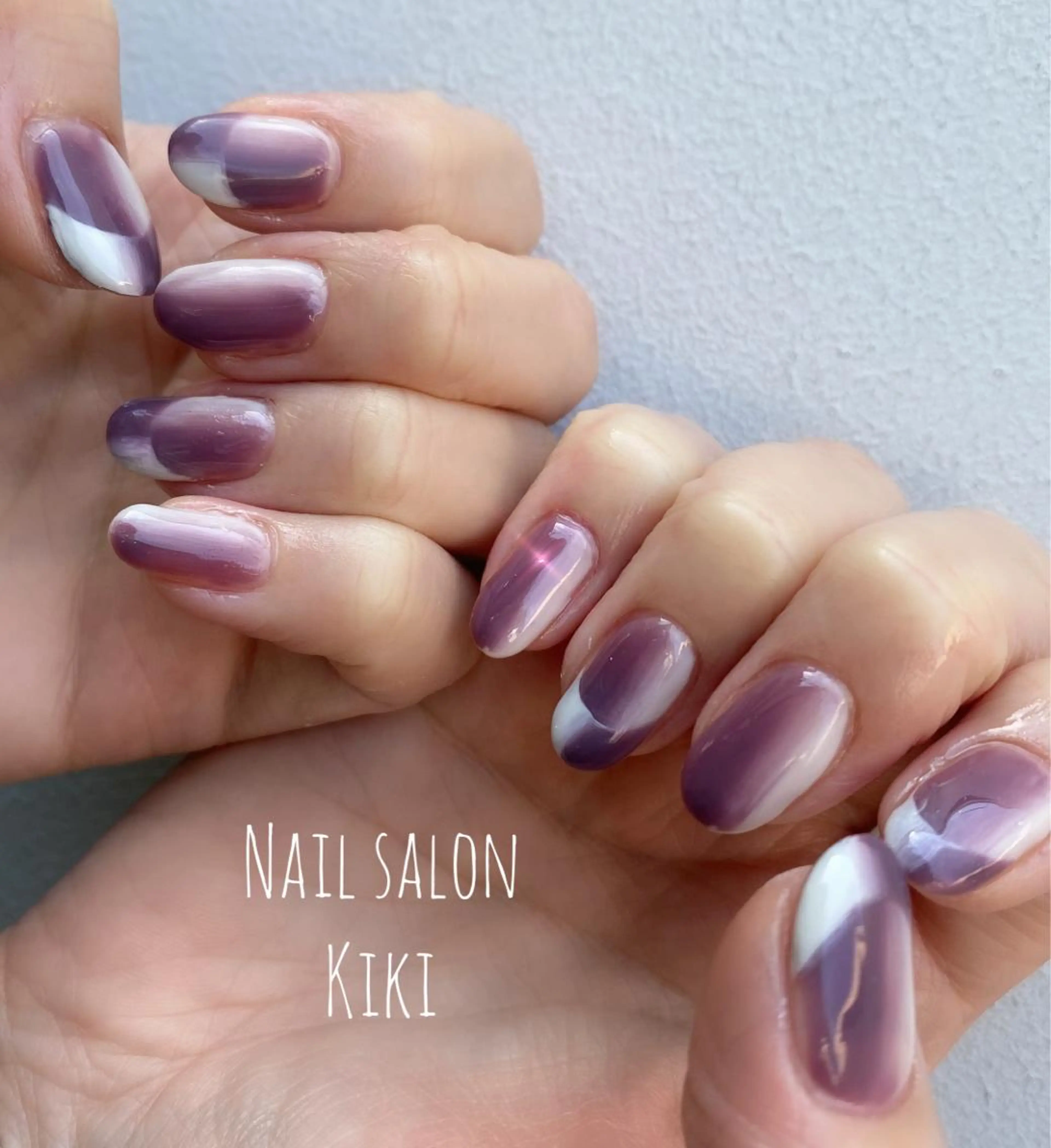 ネイル フレンチネイル オンブレフレンチ ハンドネイル Kobayashi Meikoのネイルデザイン