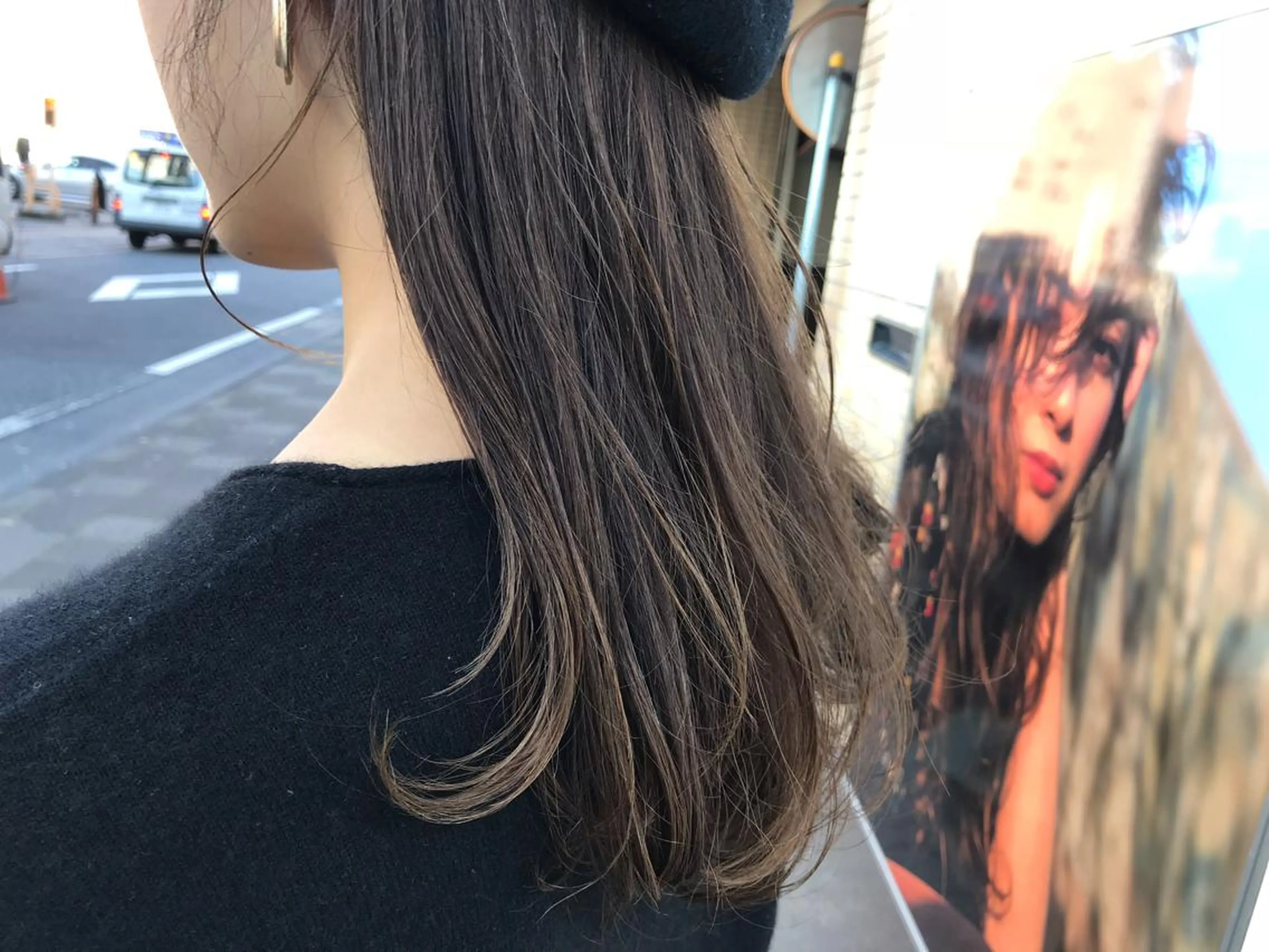 セミロング カット ヘアカラー ショートスタイル /tomo.のヘアスタイル